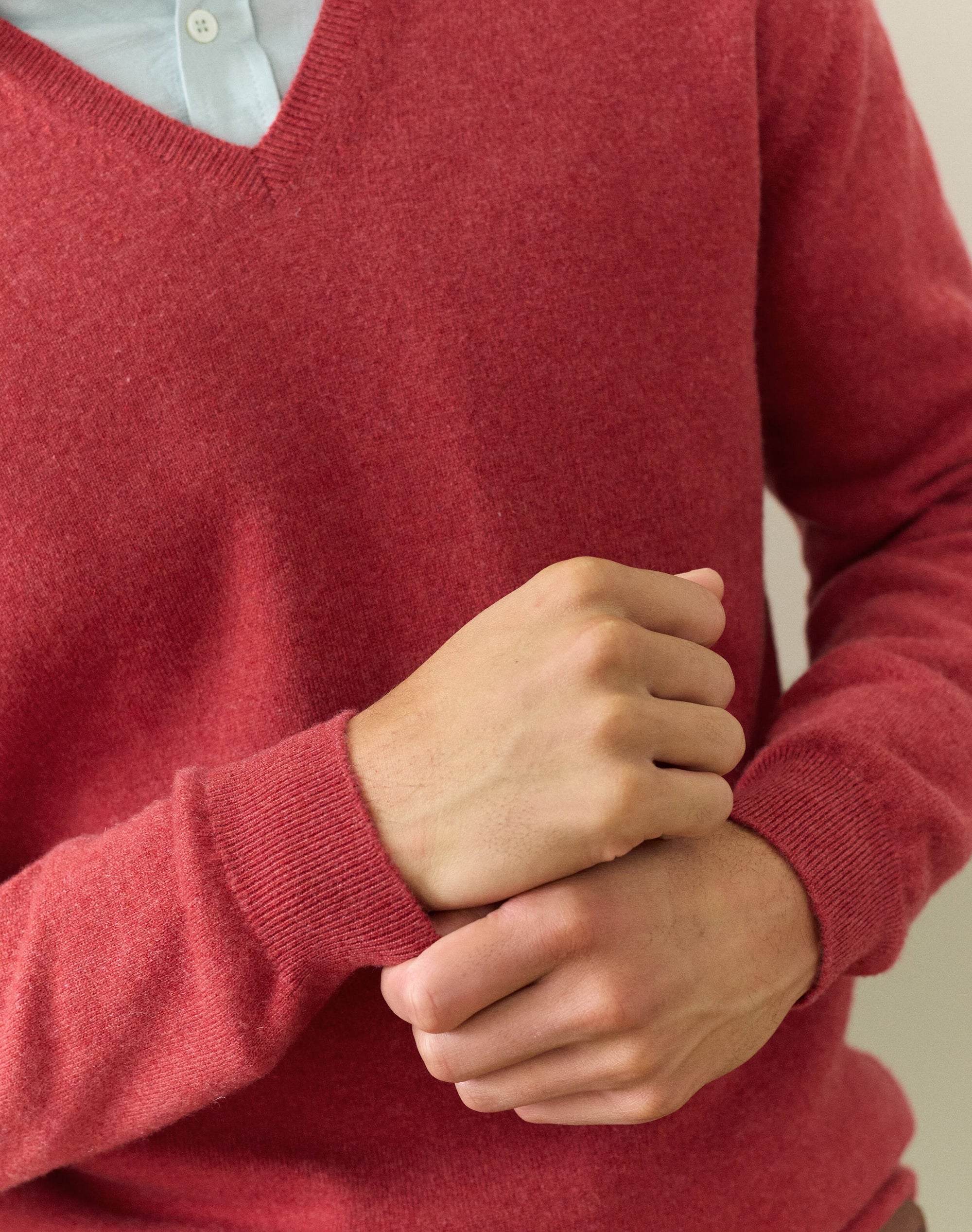 Cashmere V Neck Jumper