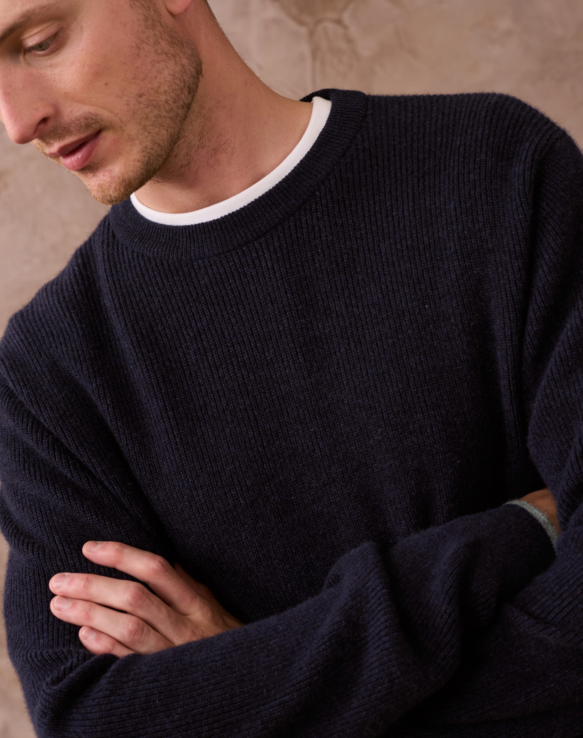 Cashmere Ribbed Jumper