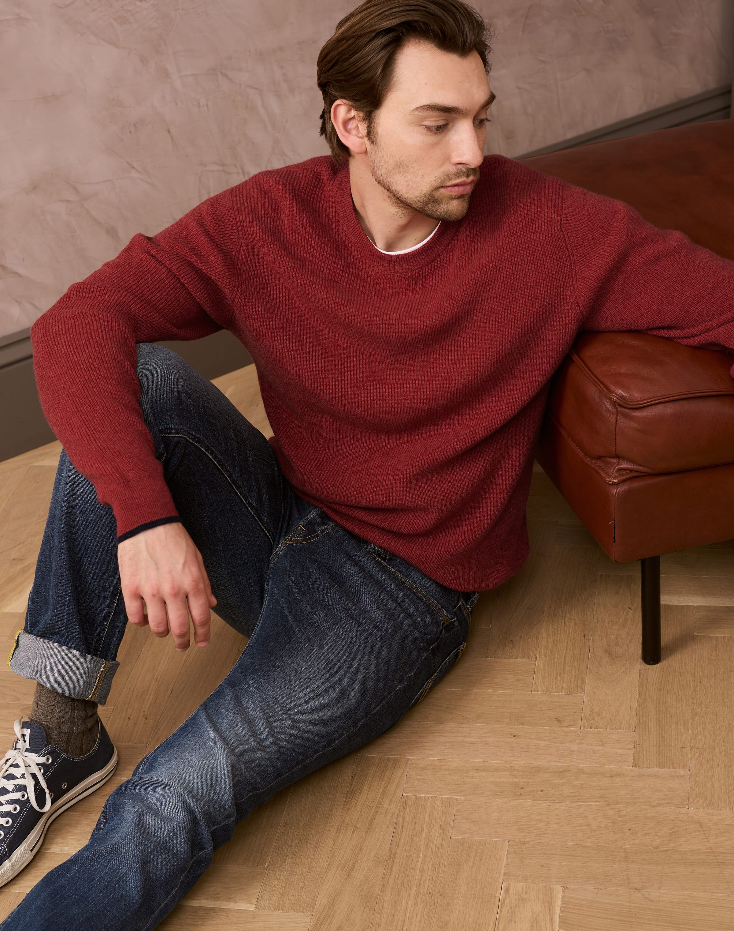 Cashmere Ribbed Jumper