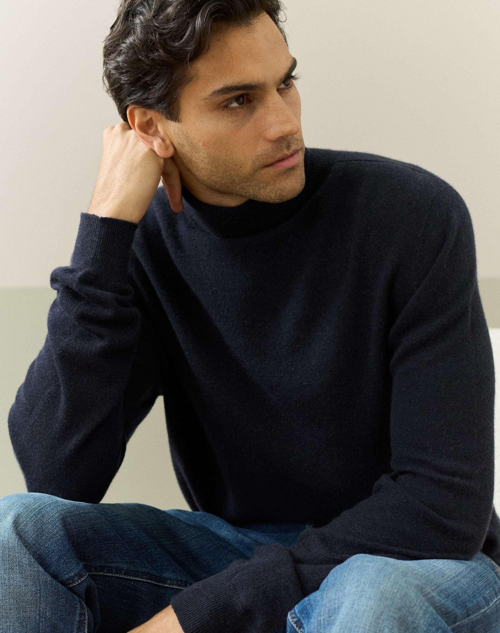 Cashmere Polo Neck