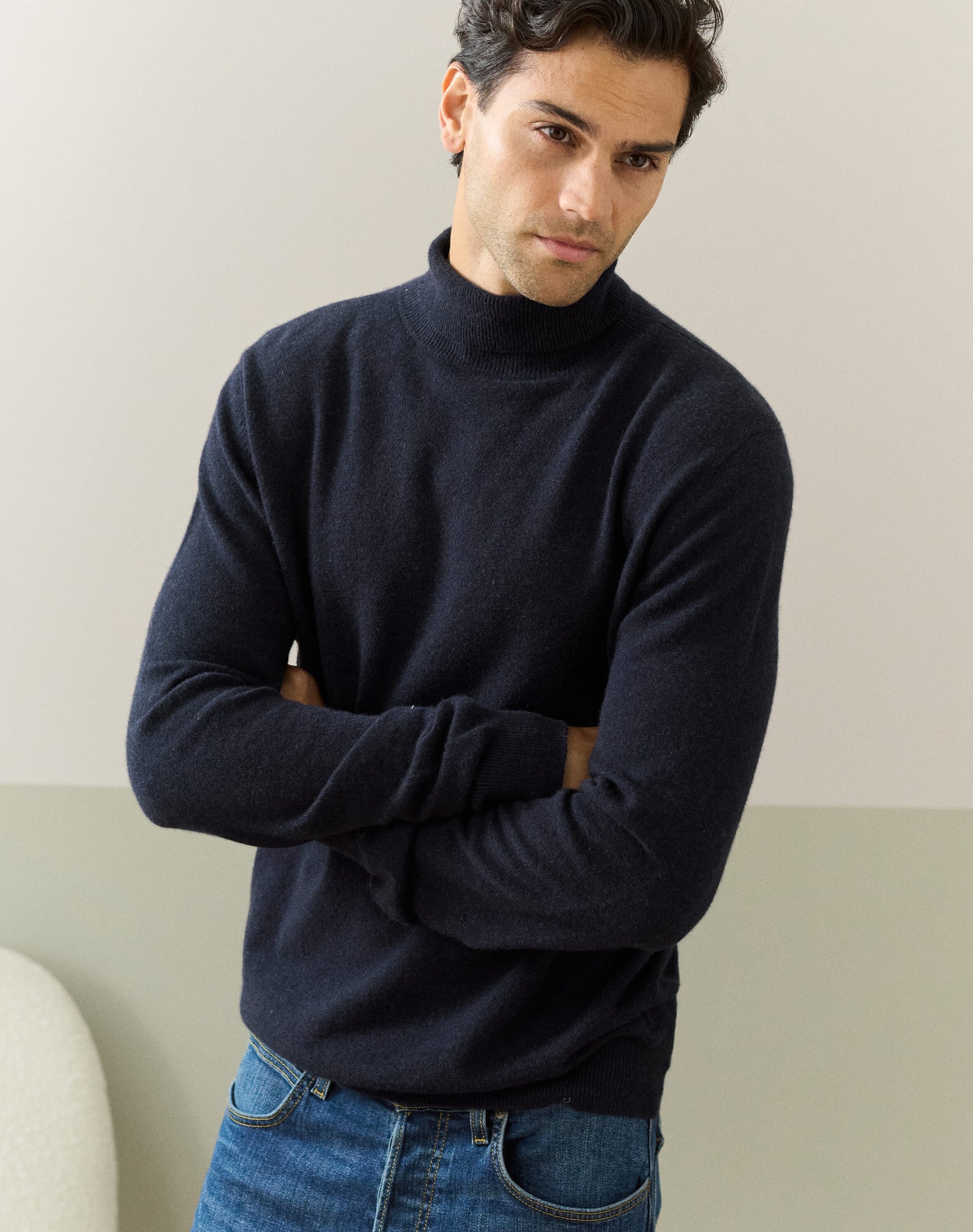 Cashmere Polo Neck