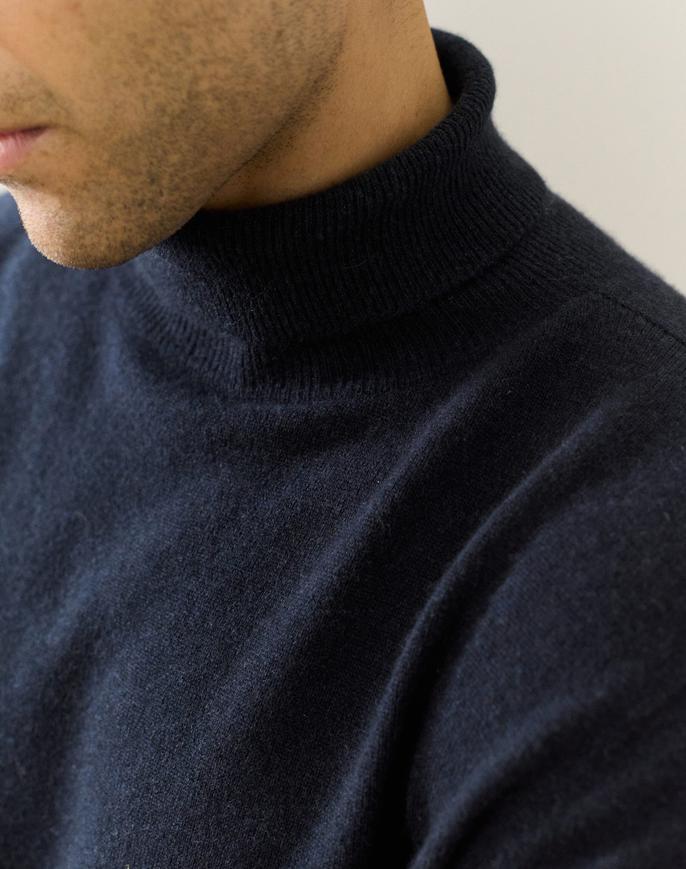 Cashmere Polo Neck
