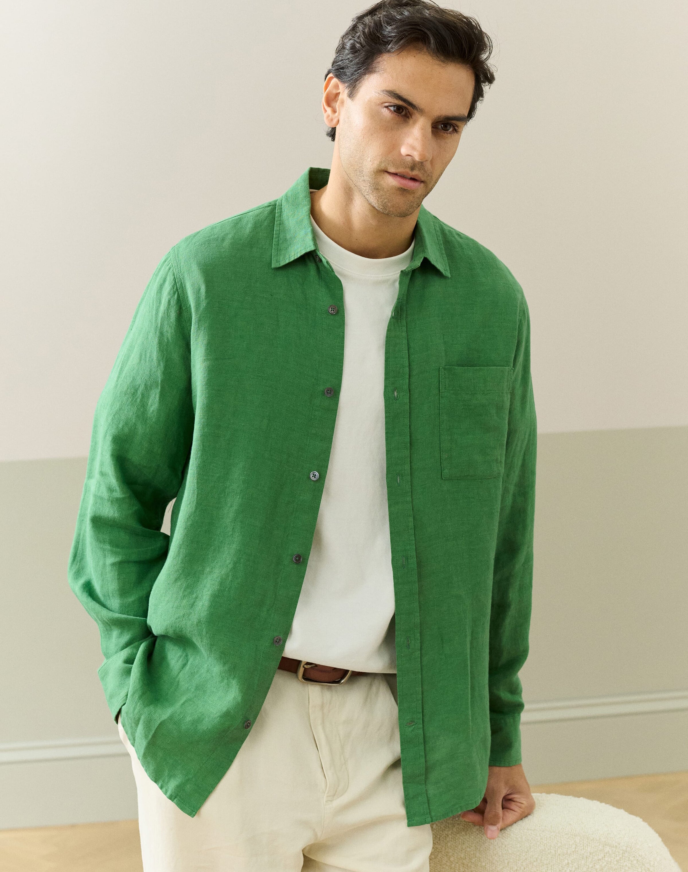 Laundered Linen Shirt