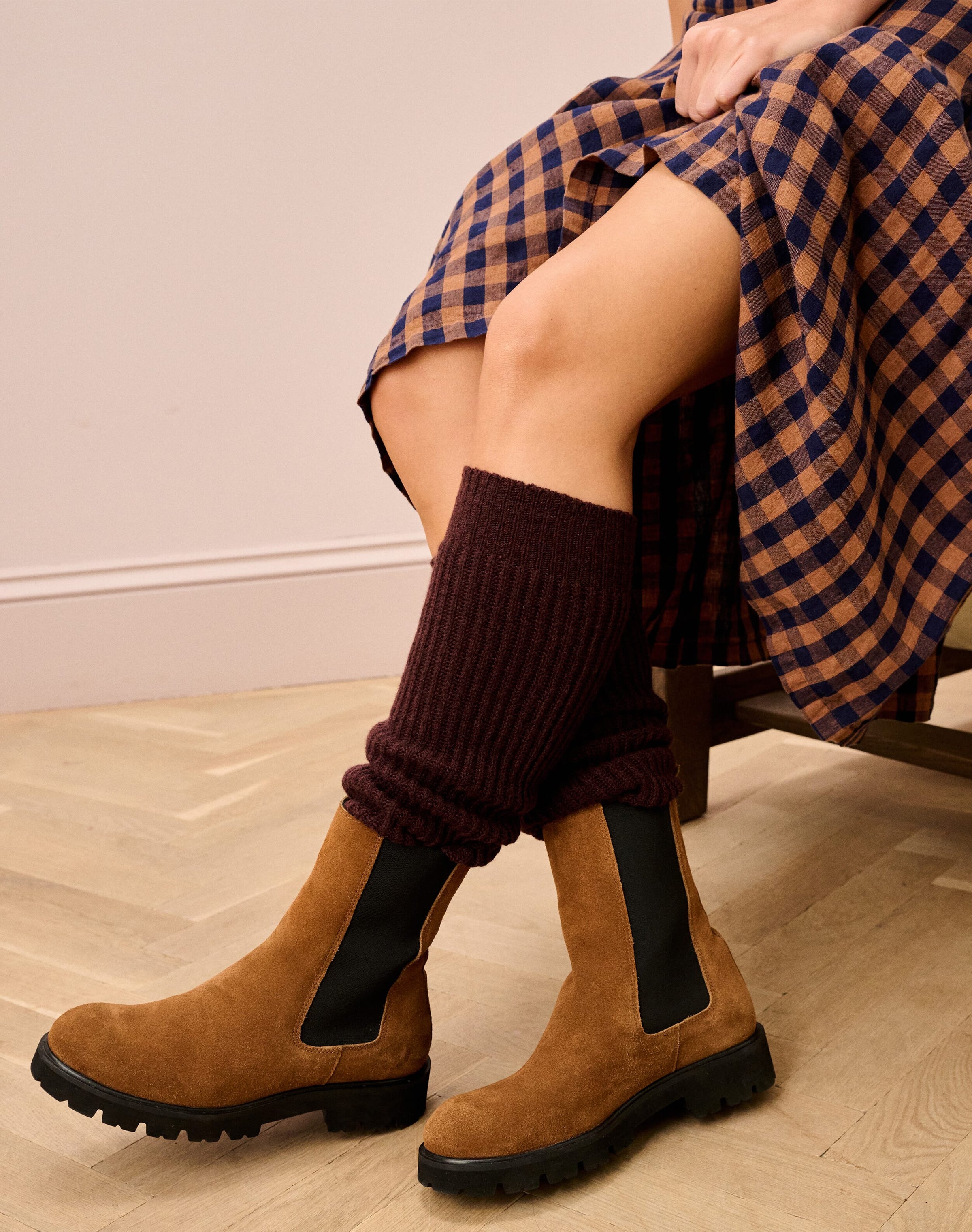 Cashmere Ribbed Legwarmers