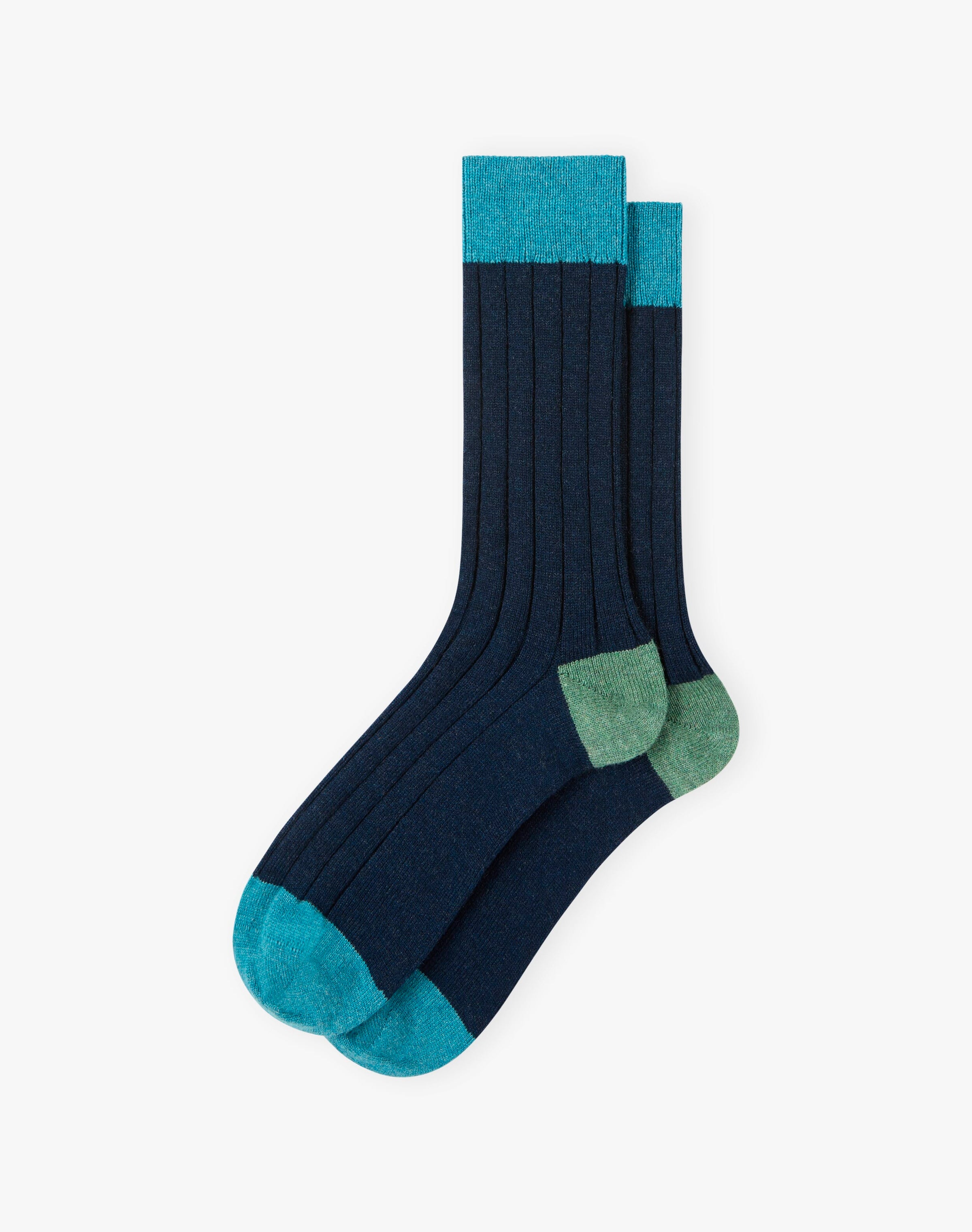 Men's Cashmere Patch Socks