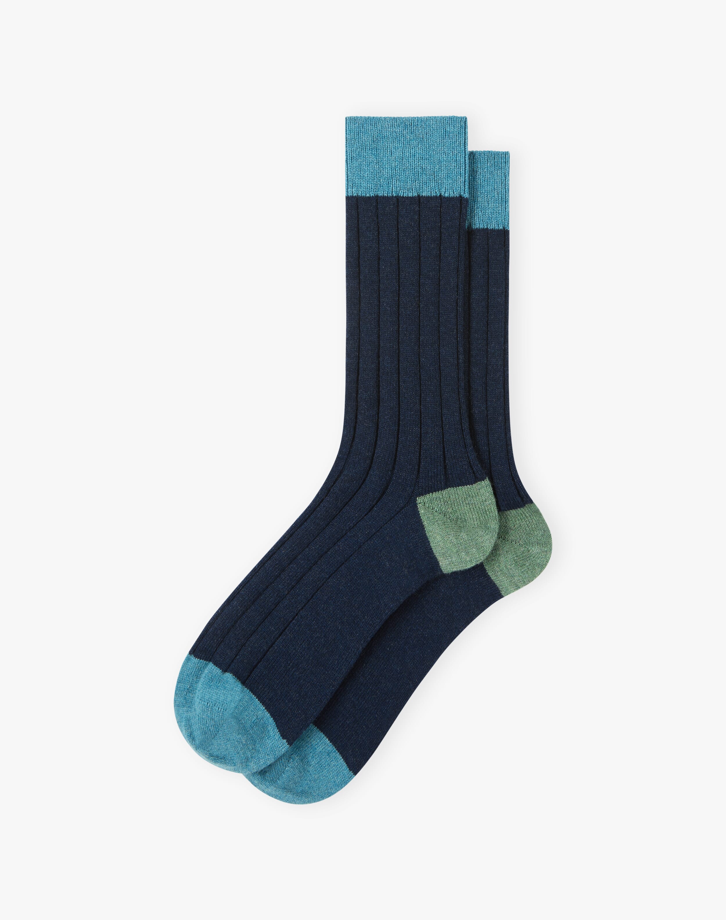 Men's Cashmere Patch Socks