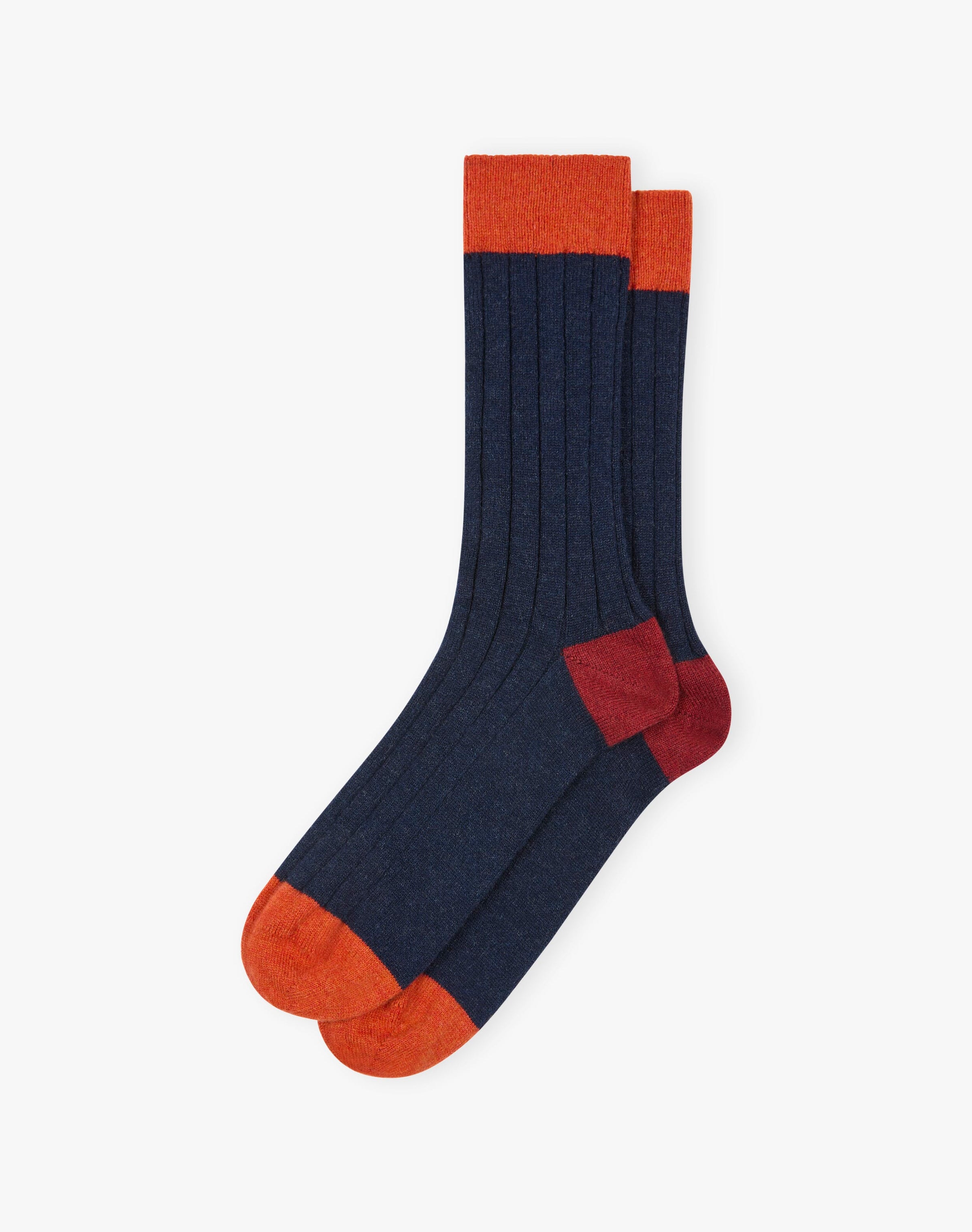 Men's Cashmere Patch Socks