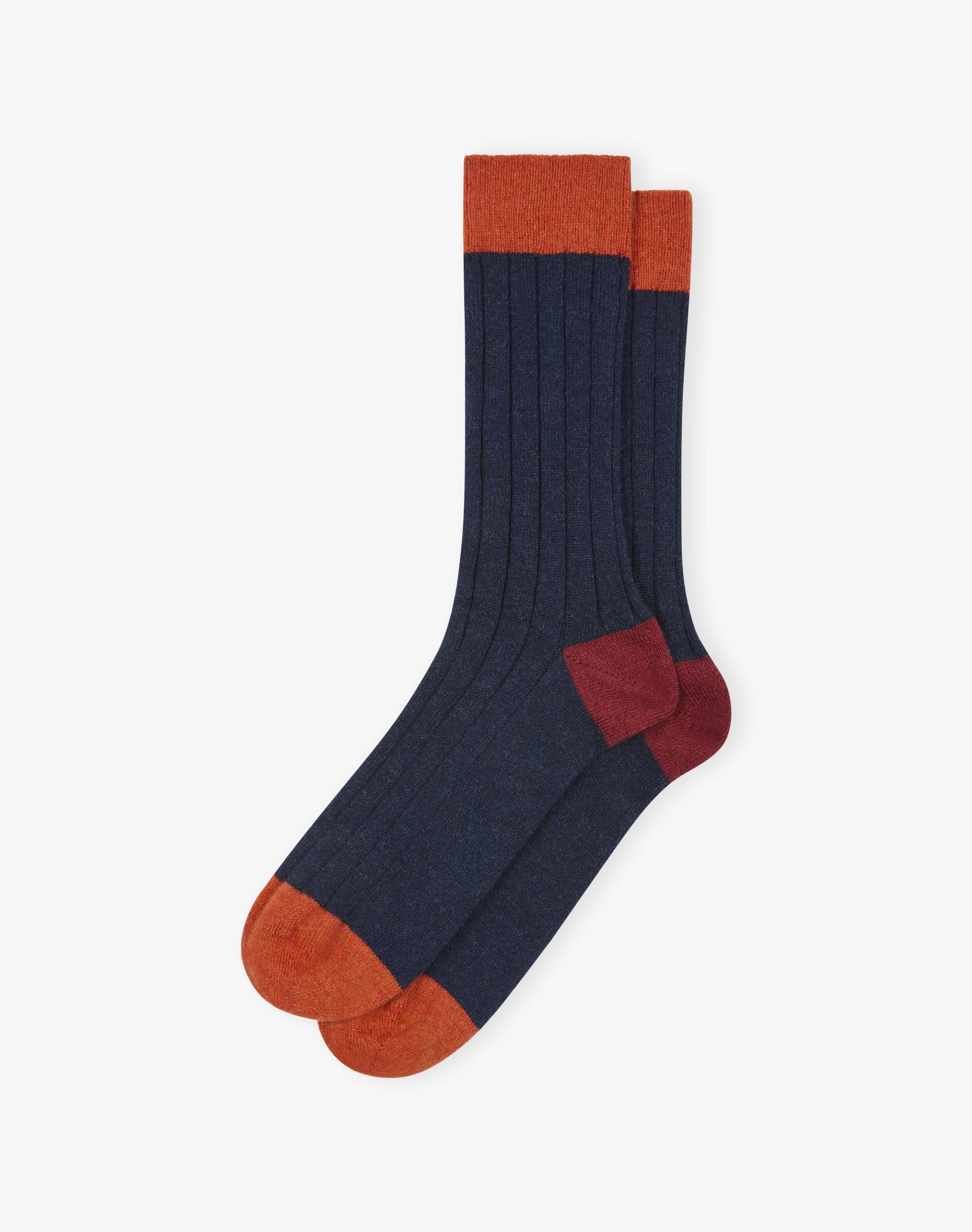 Men's Cashmere Patch Socks
