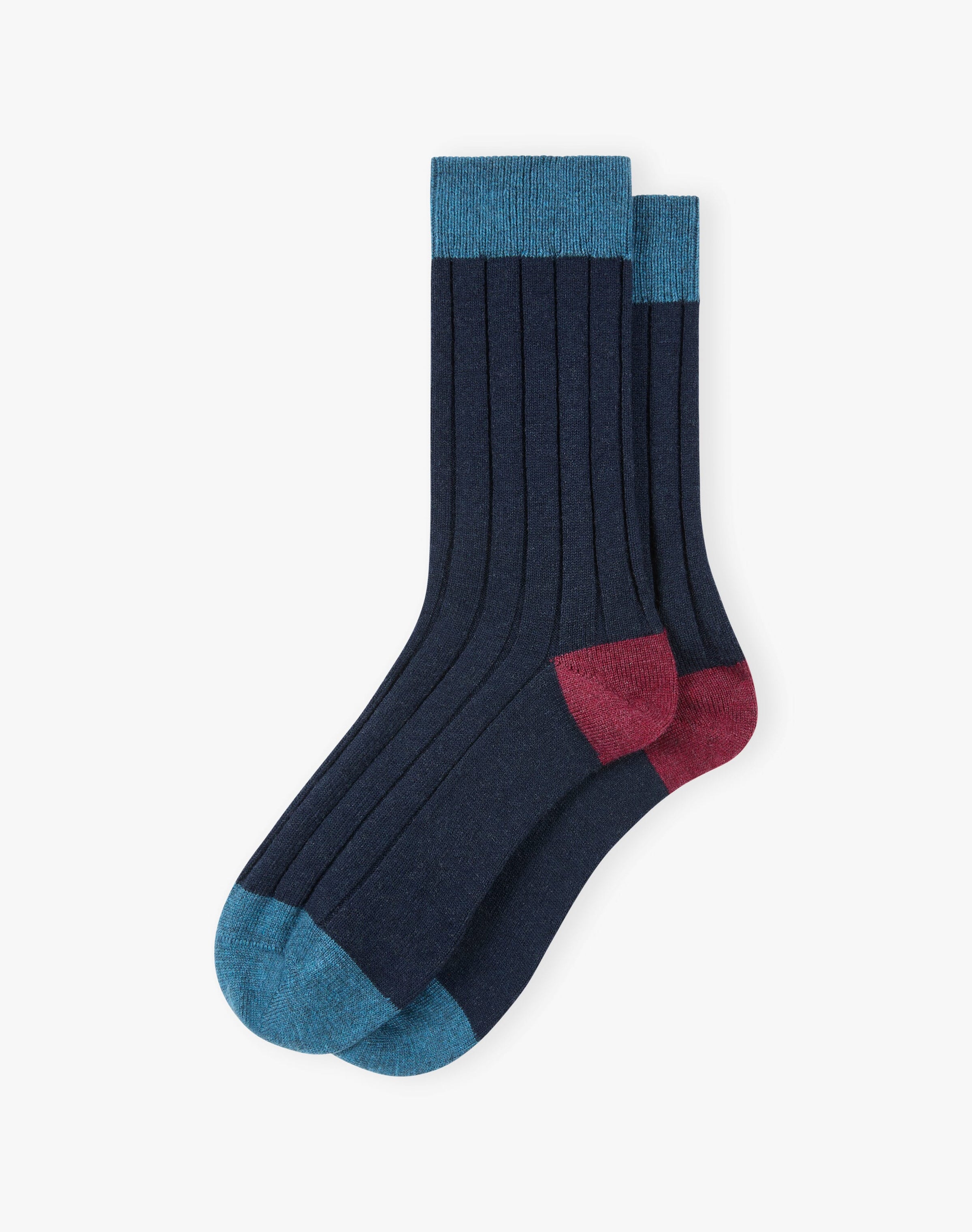 Men's Cashmere Patch Socks