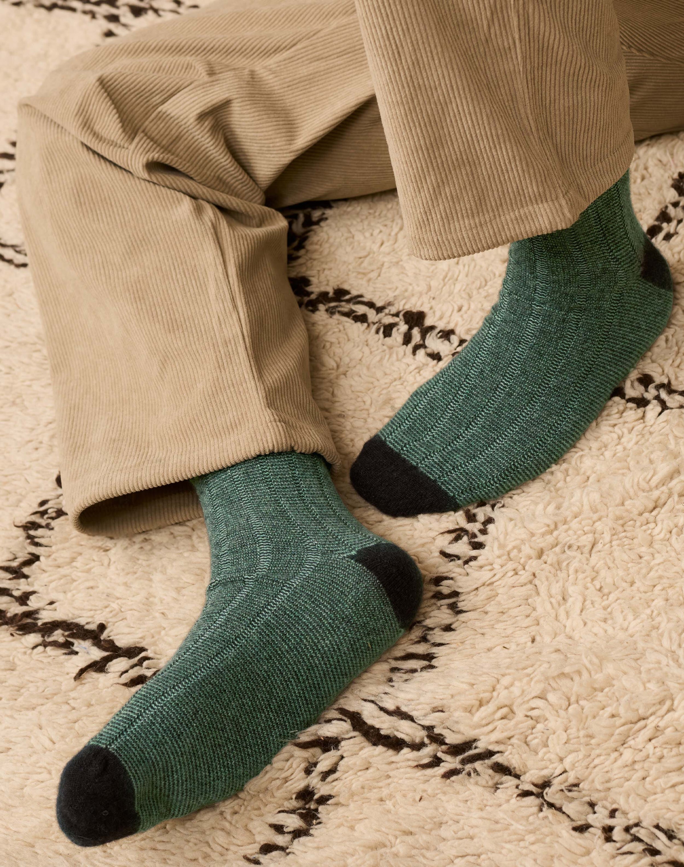 Men's Cashmere Stripy Socks
