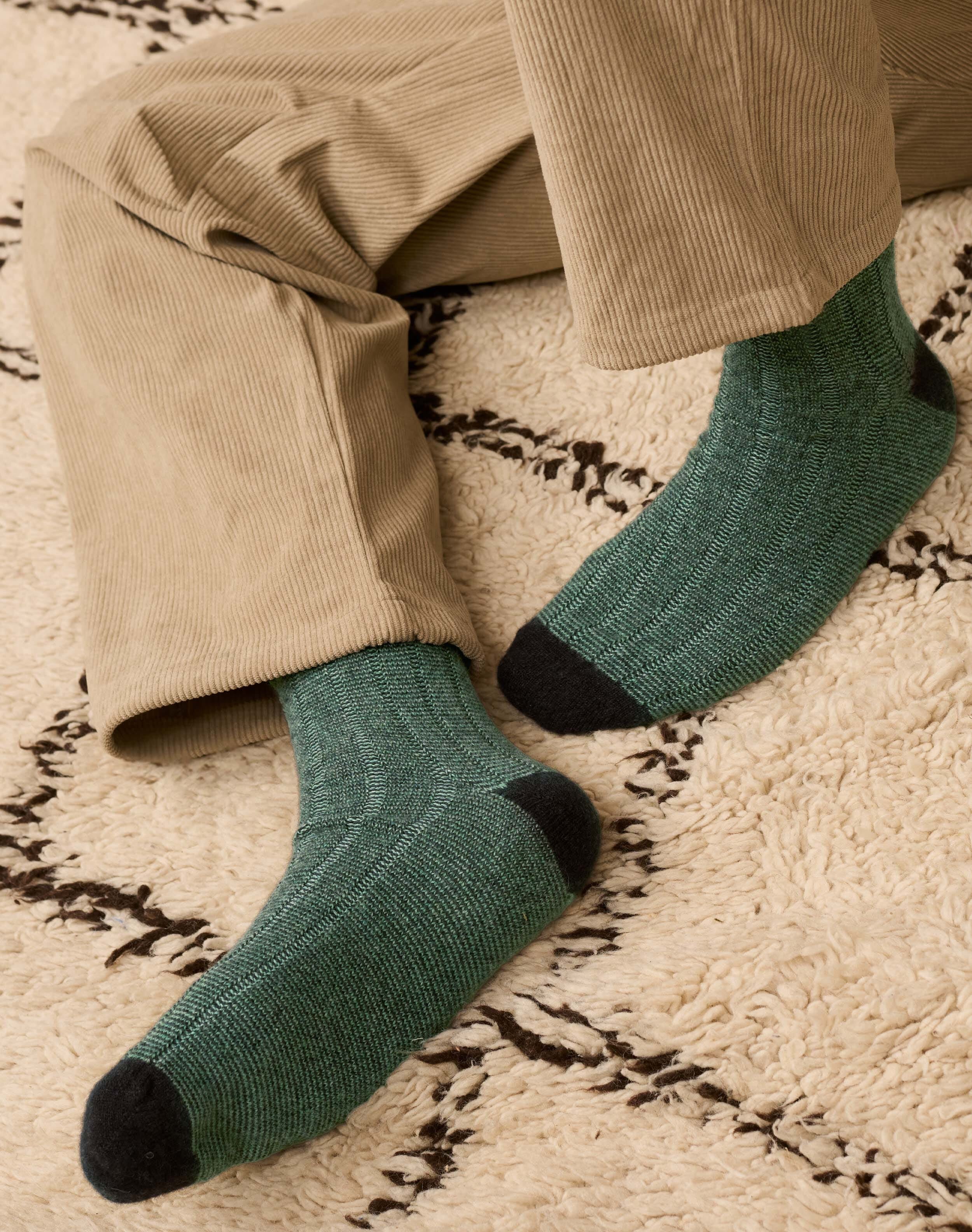 Men's Cashmere Stripy Socks