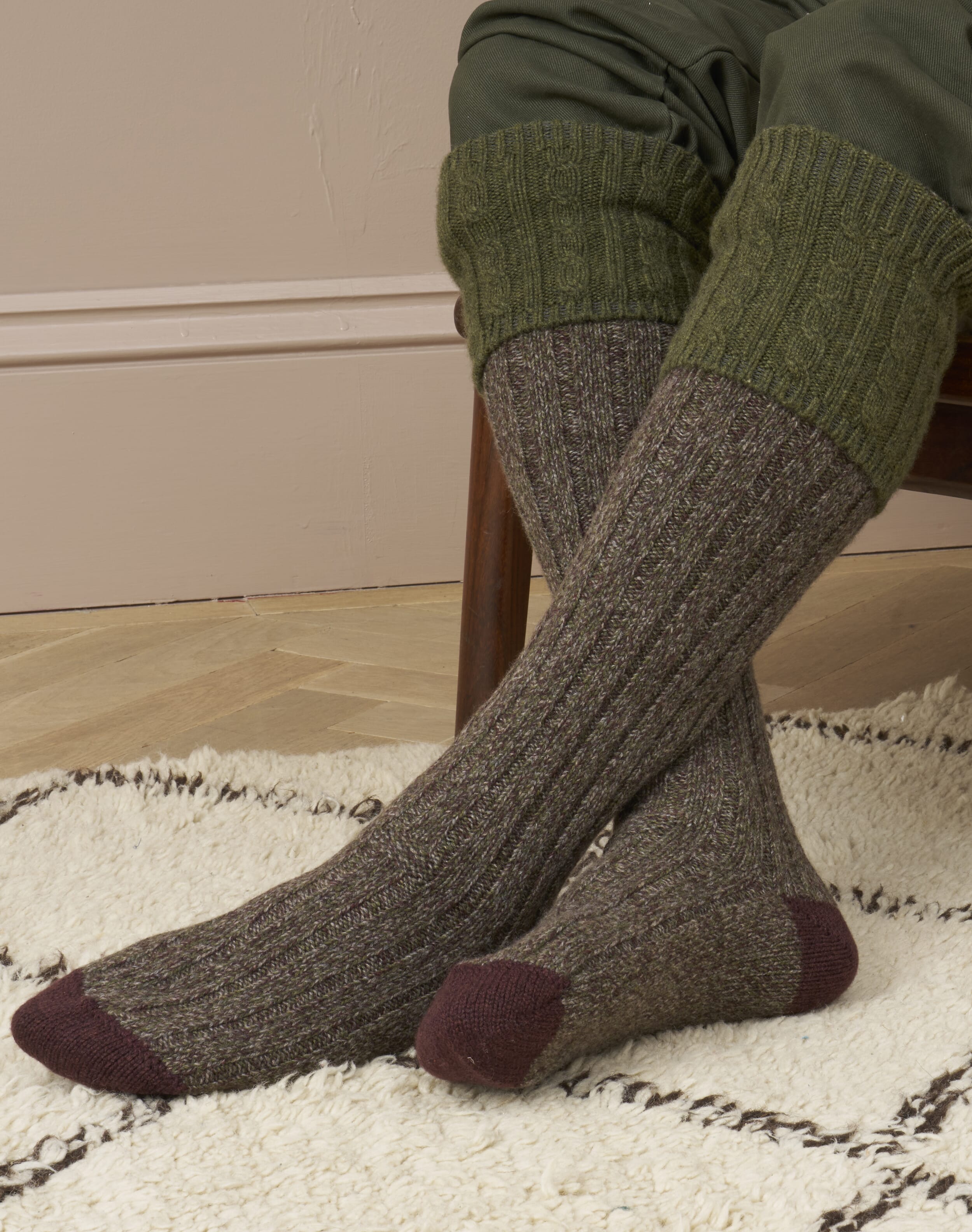 Men's Cashmere Shooting Socks