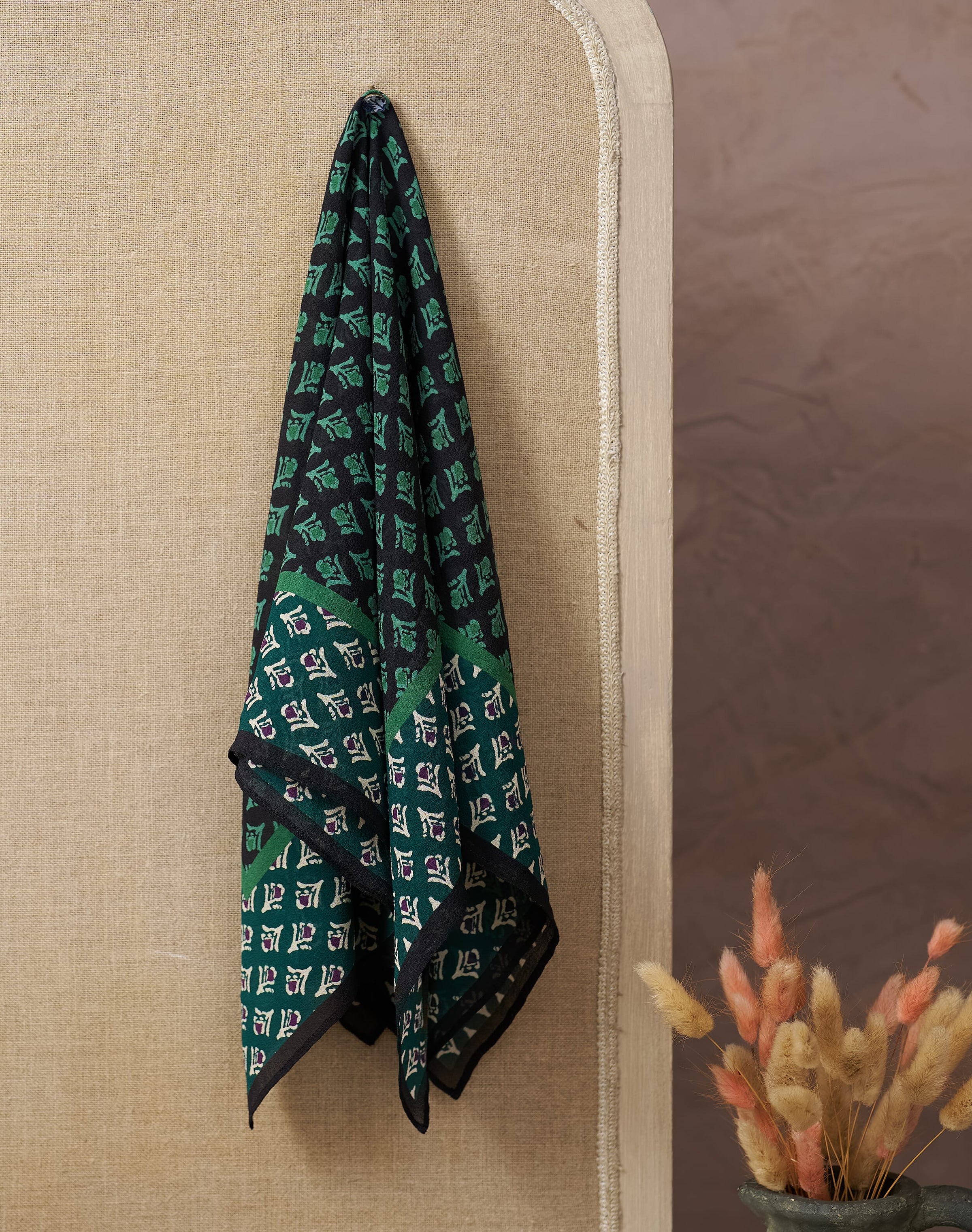 Silk Patchwork Square