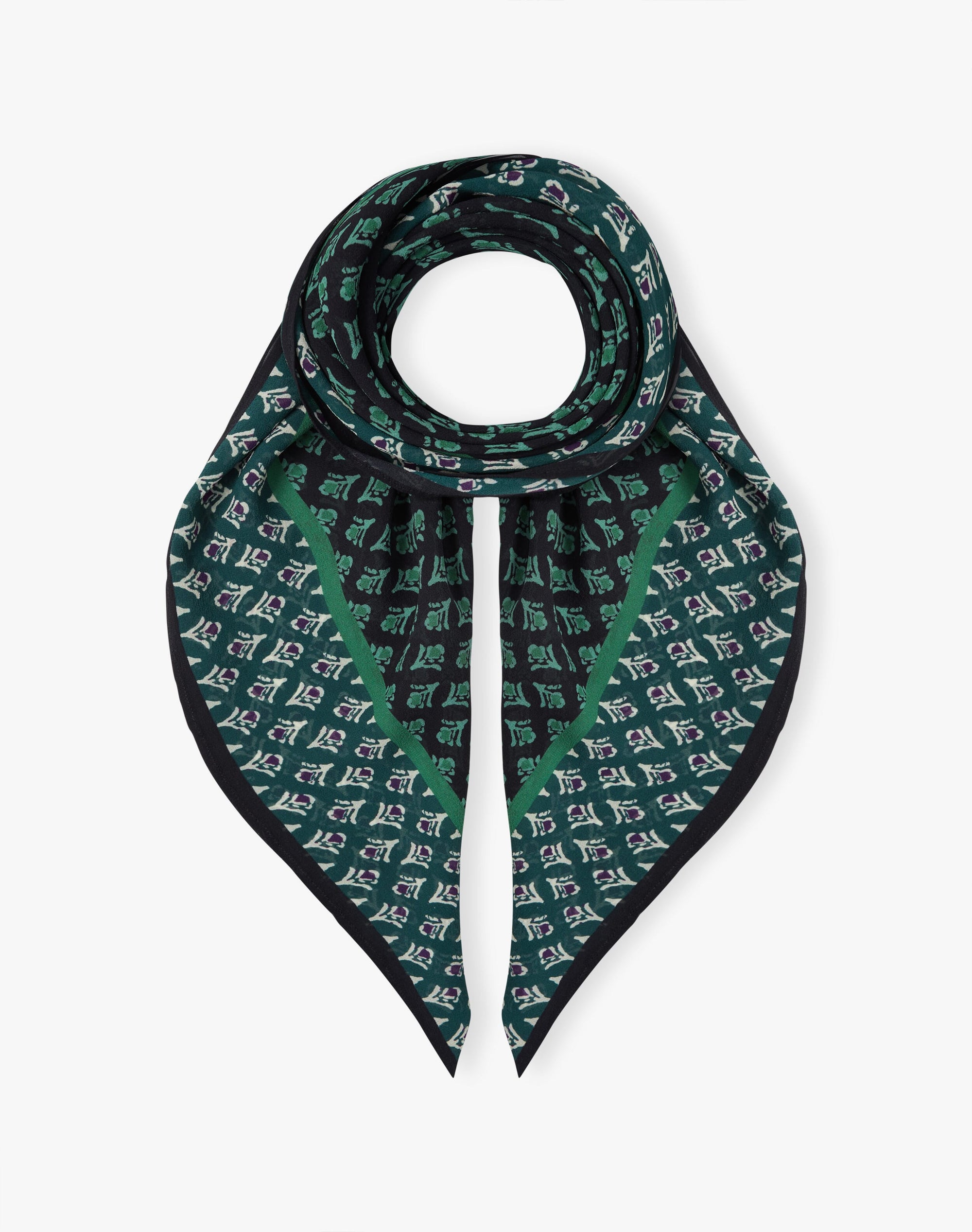 Silk Patchwork Square