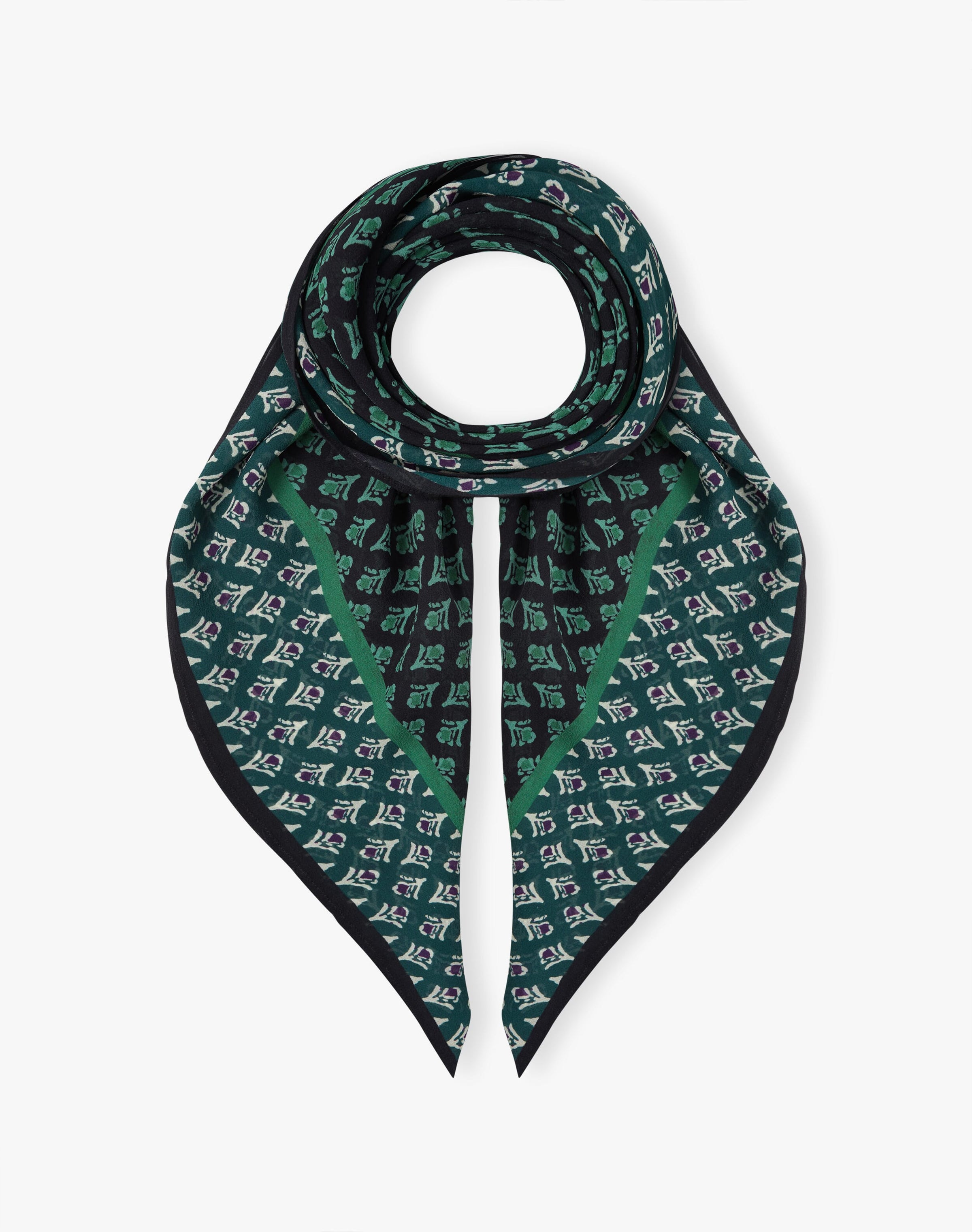 Silk Patchwork Square