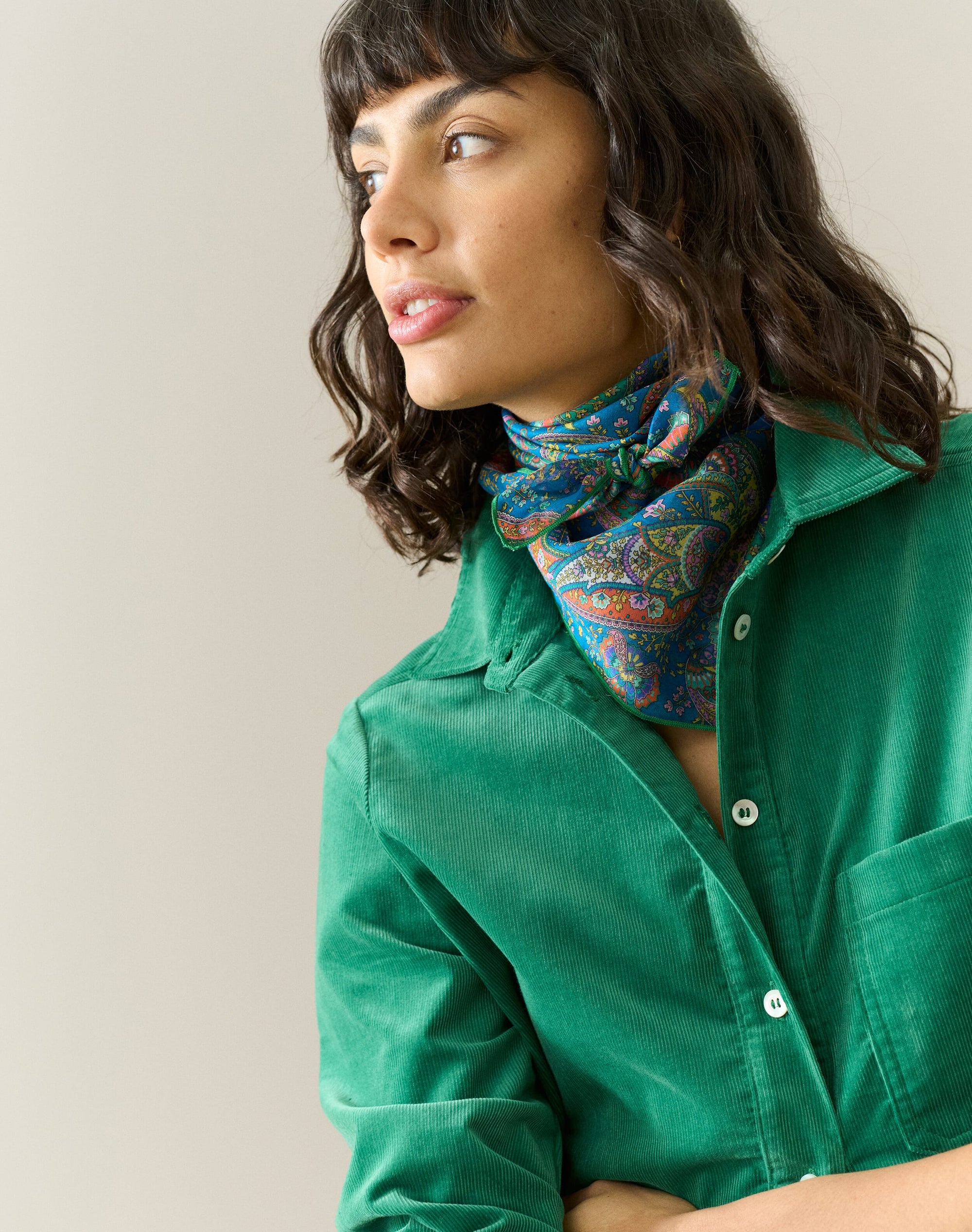 Liberty Print Cotton Chiffon Square
