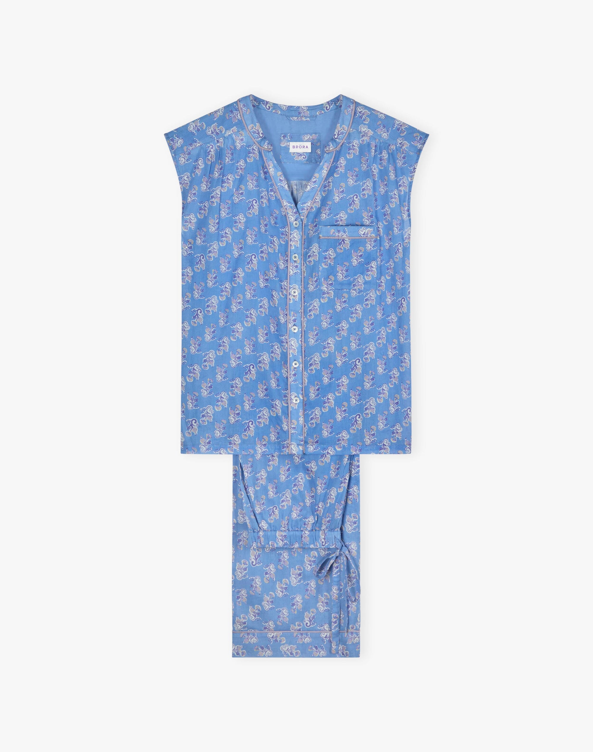 Organic Cotton Block Print Pyjamas