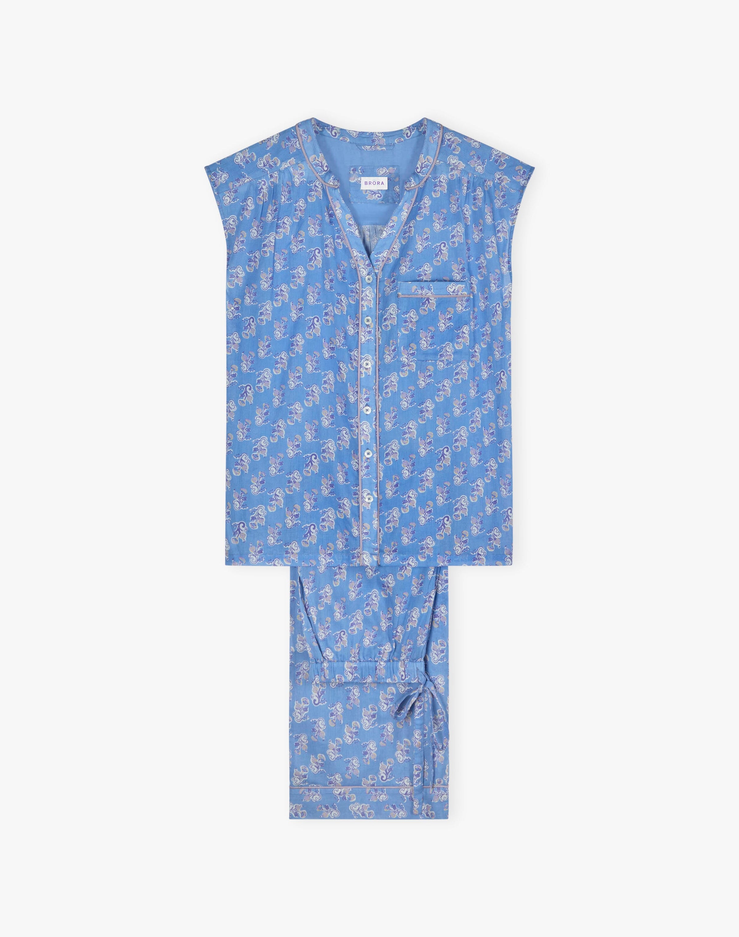 Organic Cotton Block Print Pyjamas