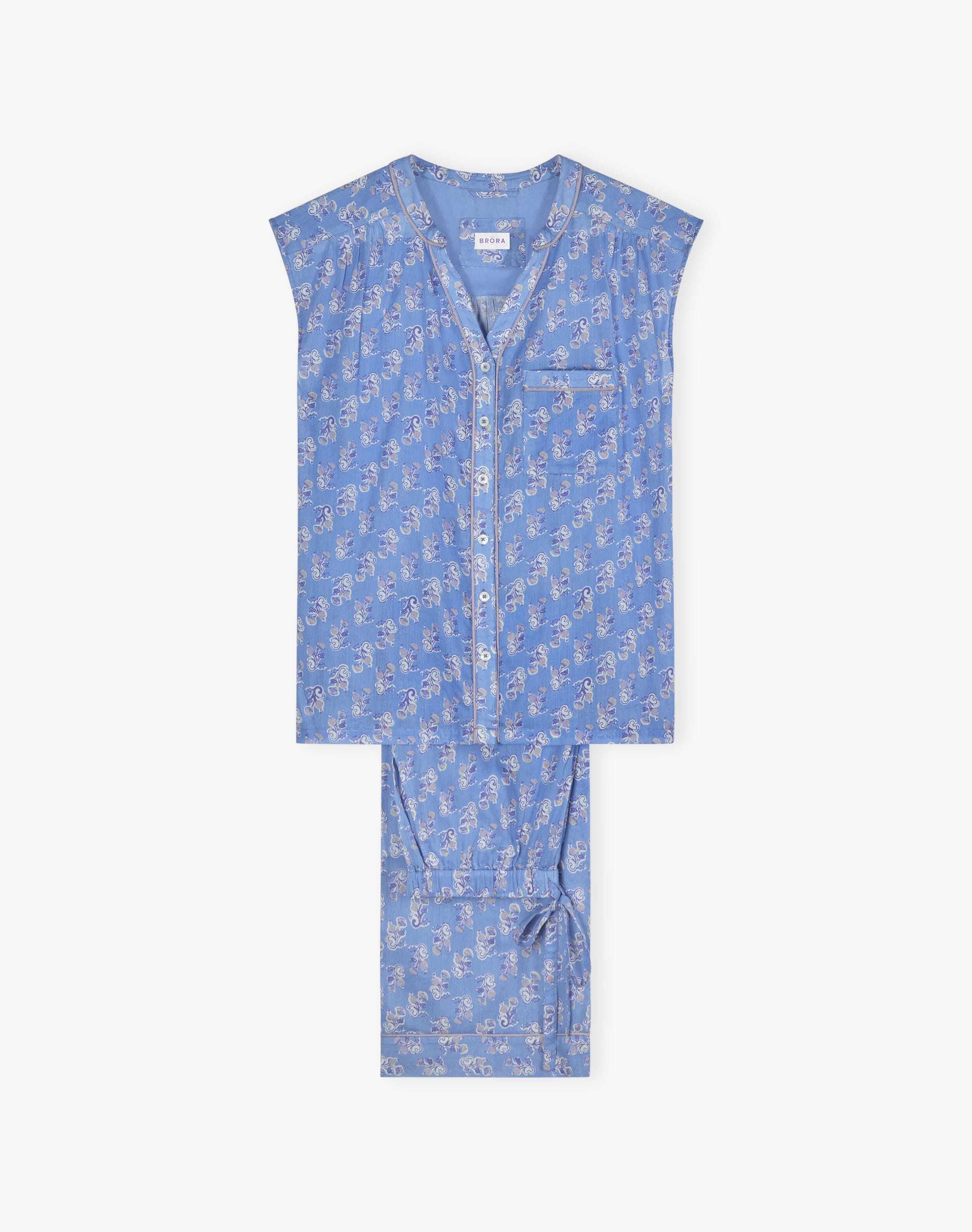 Organic Cotton Block Print Pyjamas
