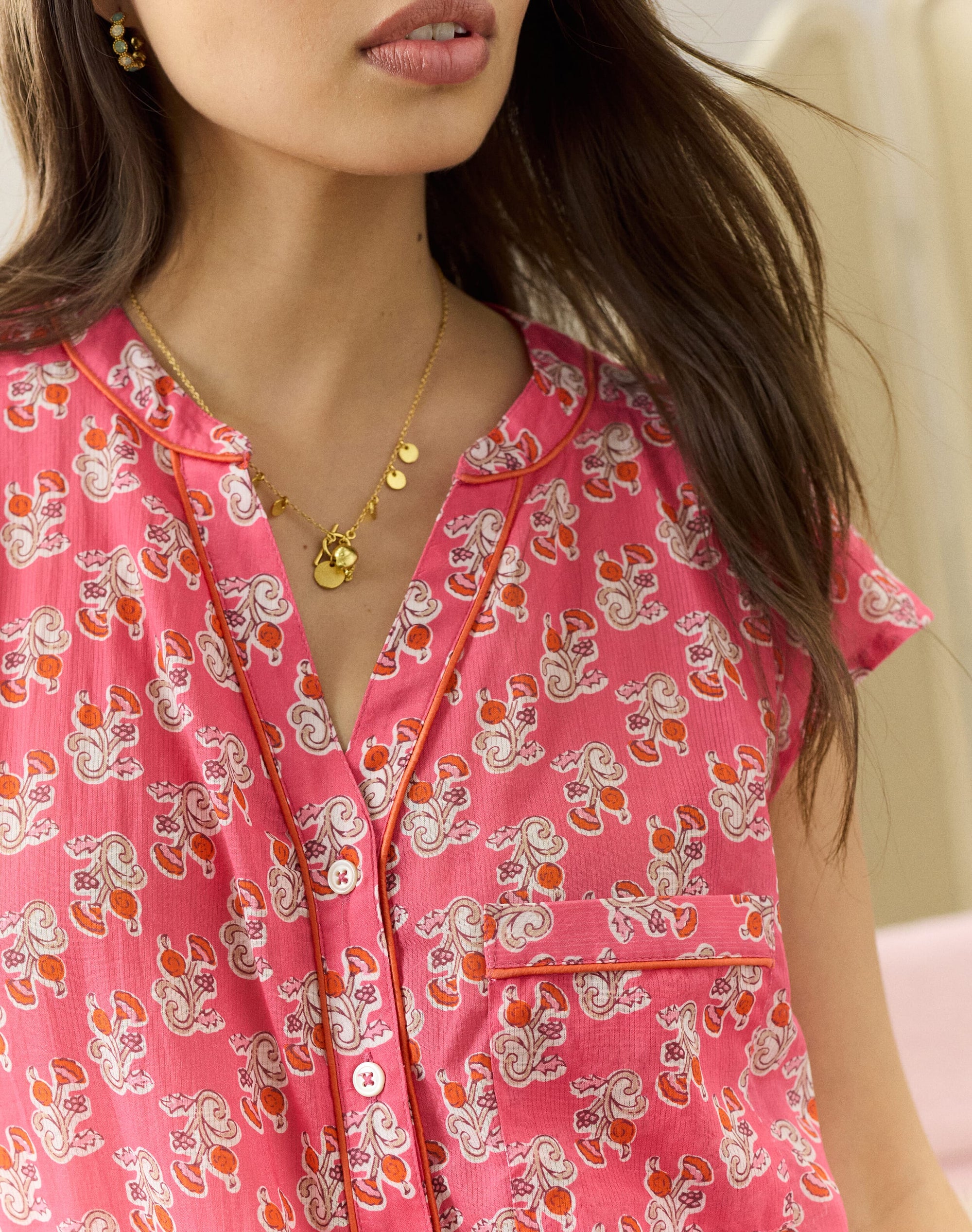 Organic Cotton Block Print Pyjamas