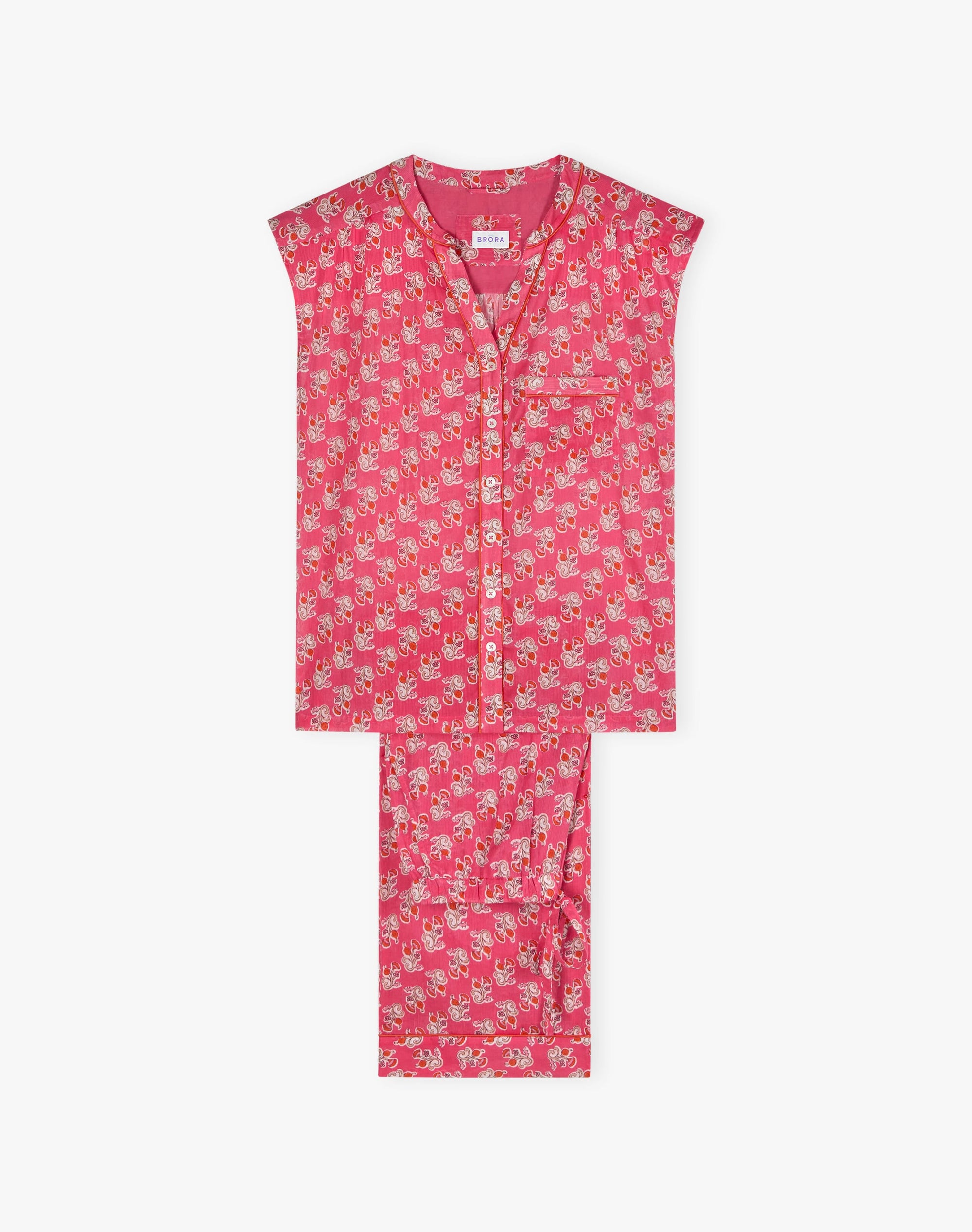 Organic Cotton Block Print Pyjamas