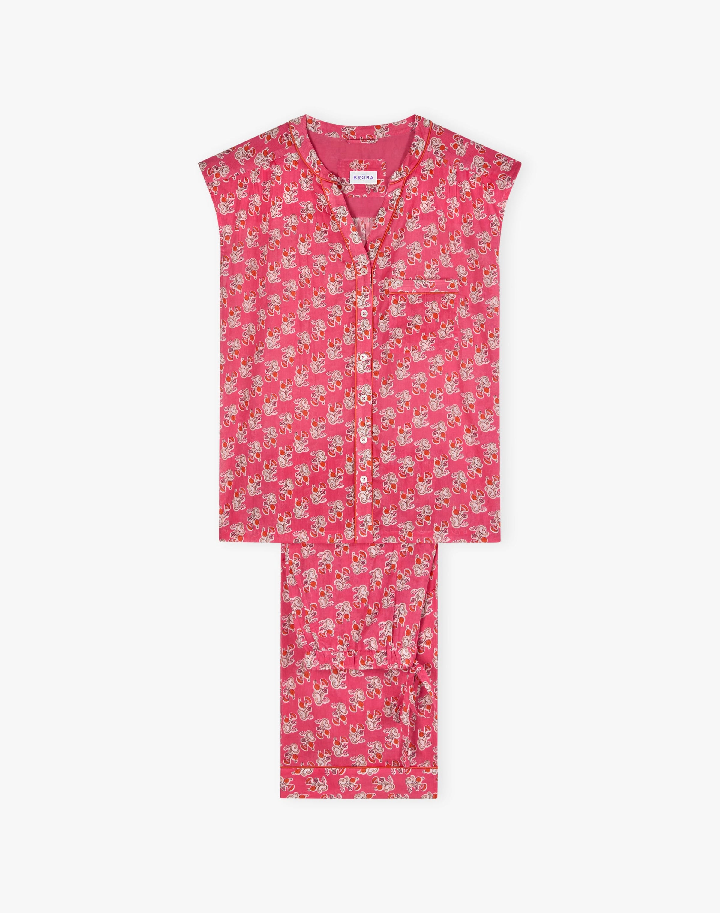 Organic Cotton Block Print Pyjamas
