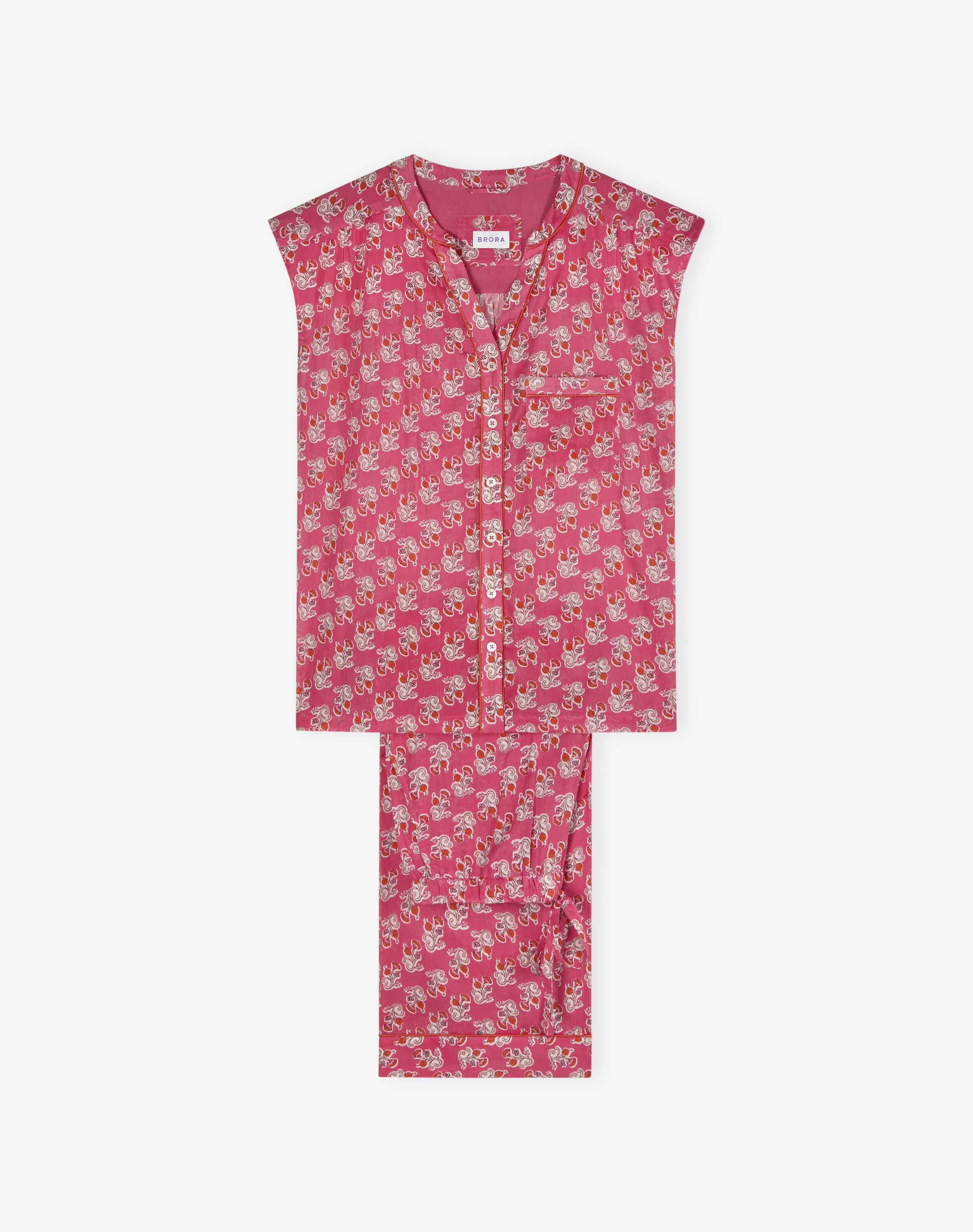Organic Cotton Block Print Pyjamas