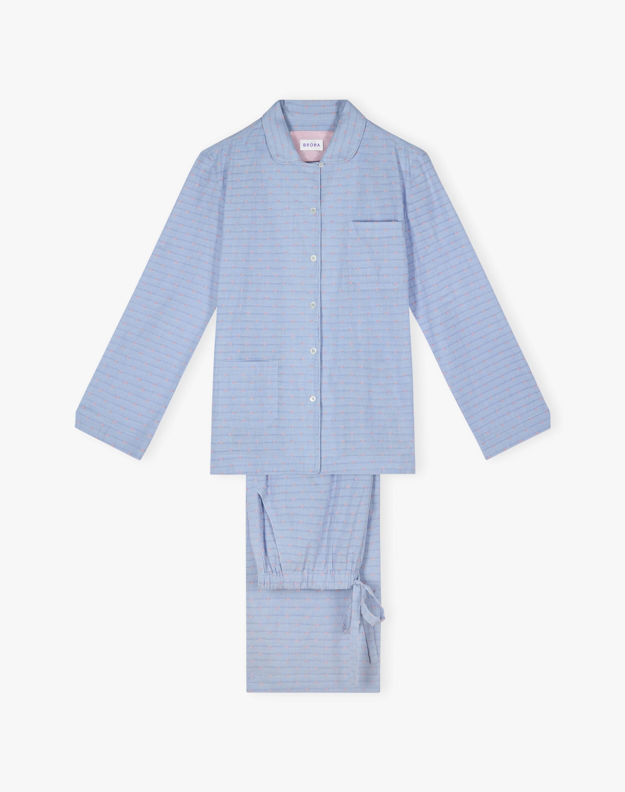 Cotton Stripe Dobby Pyjamas