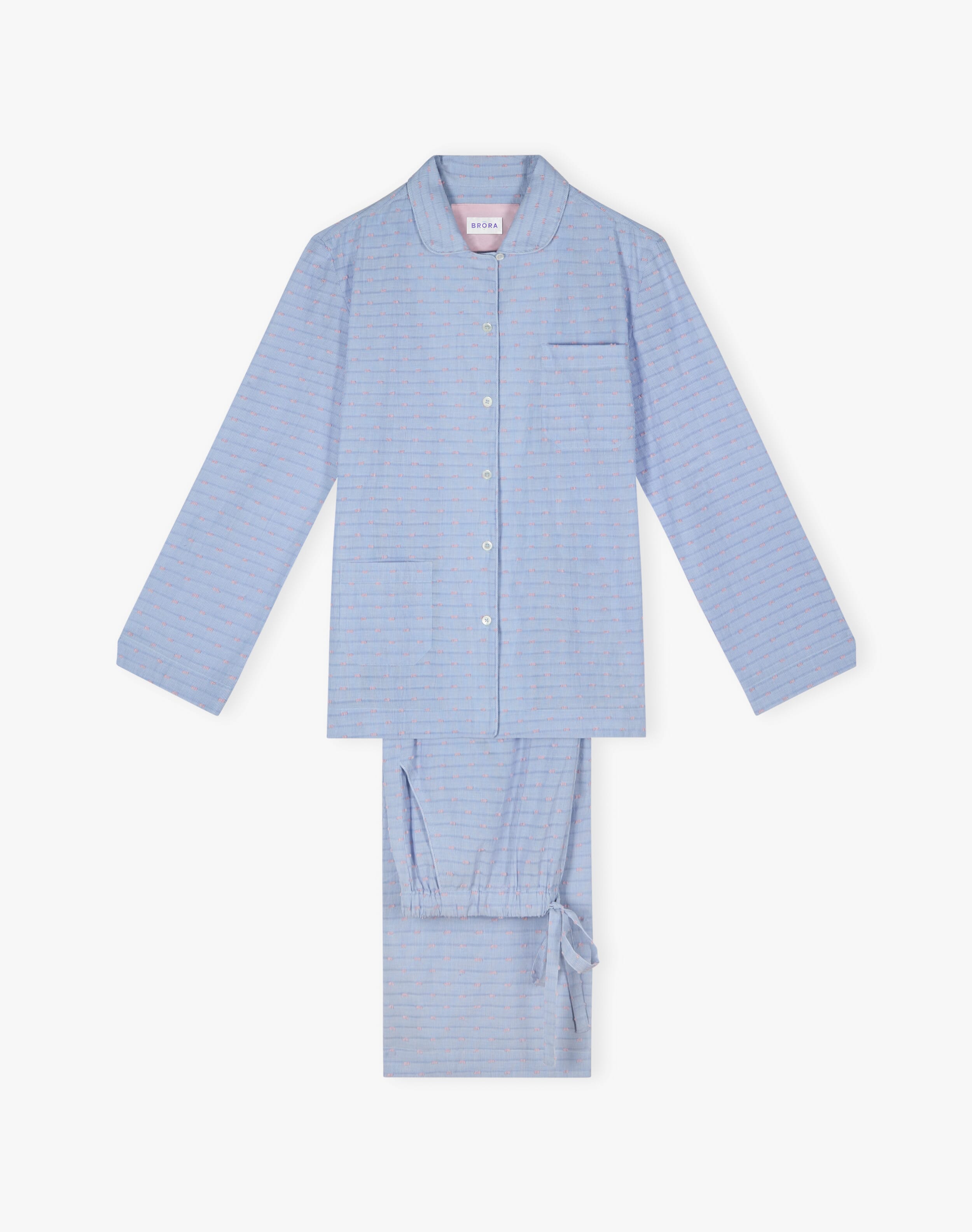 Cotton Stripe Dobby Pyjamas