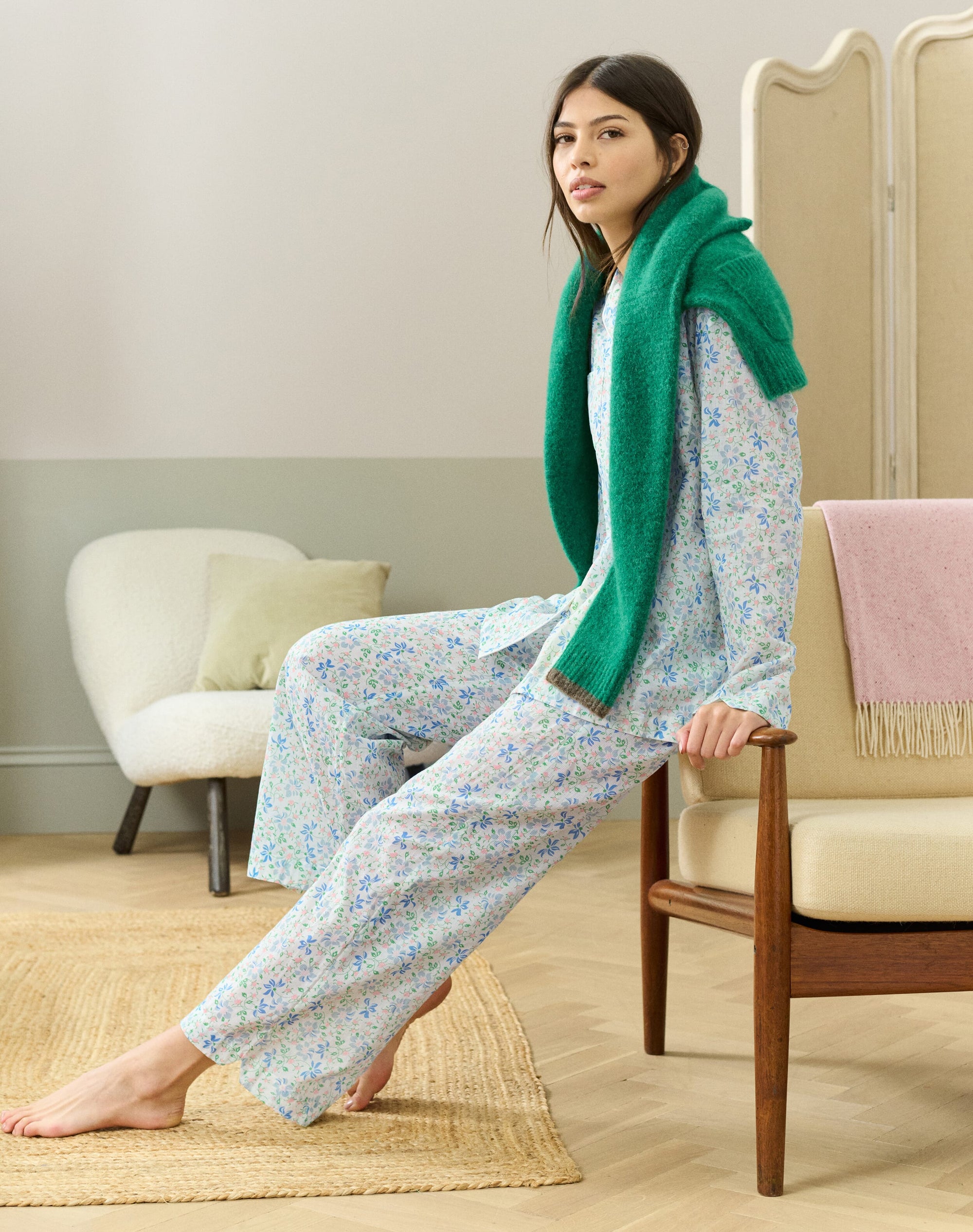 Organic Cotton Floral Print Pyjamas