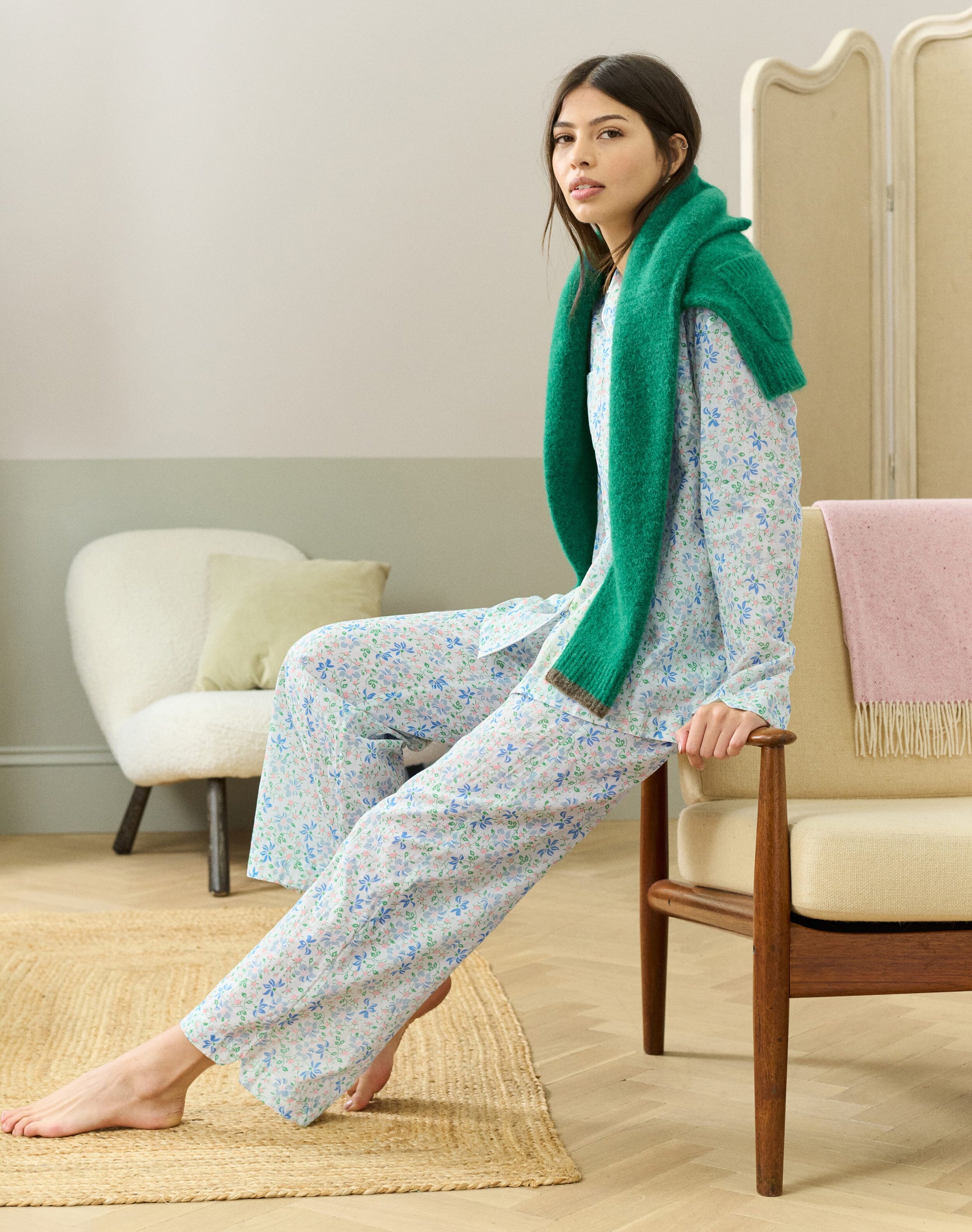 Organic Cotton Floral Print Pyjamas