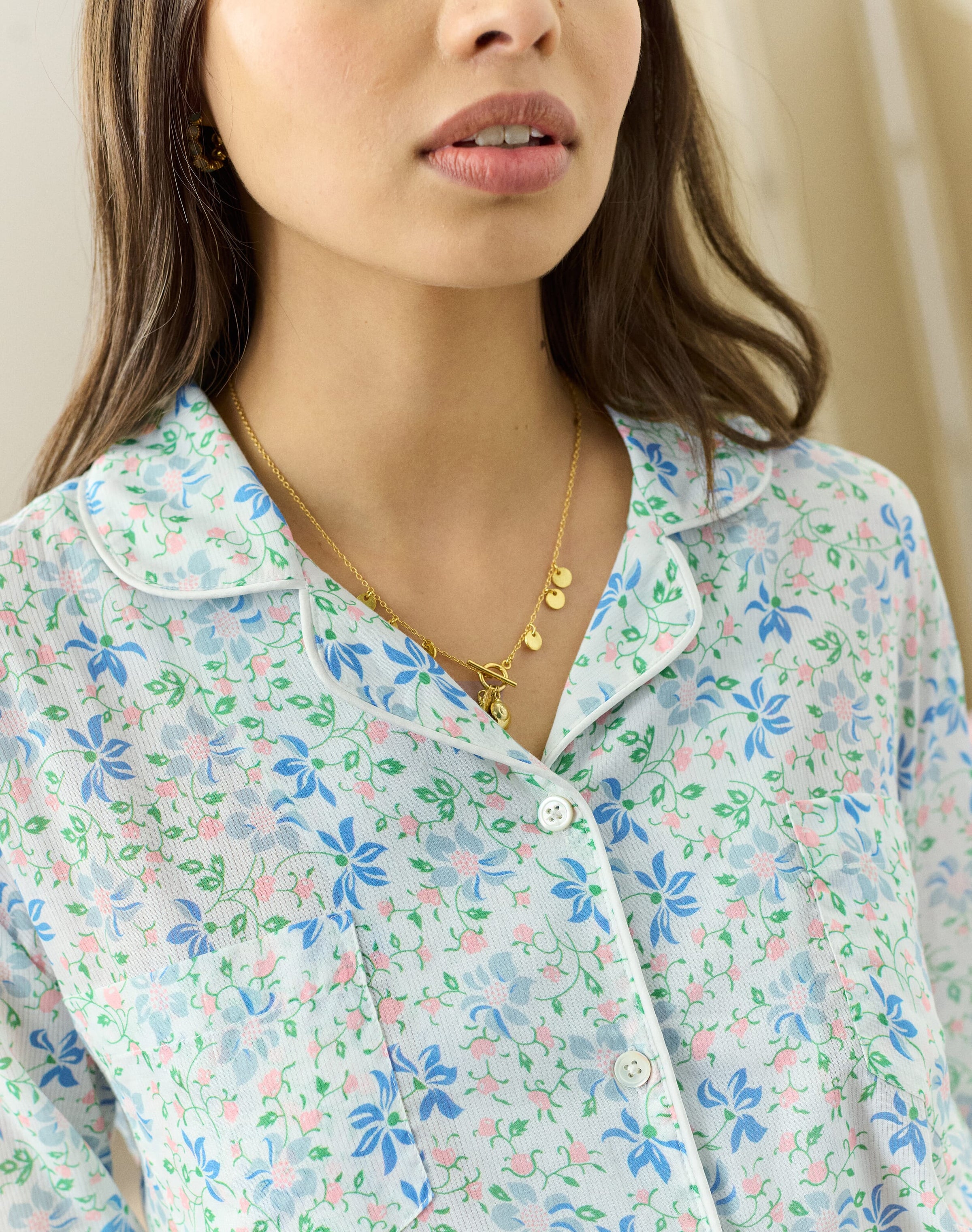 Organic Cotton Floral Print Pyjamas