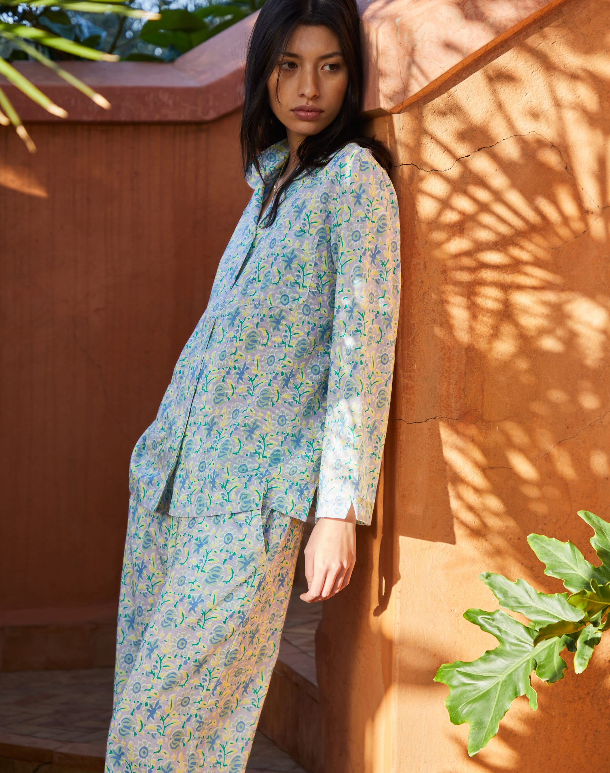 Organic Cotton Botanical Print Pyjamas