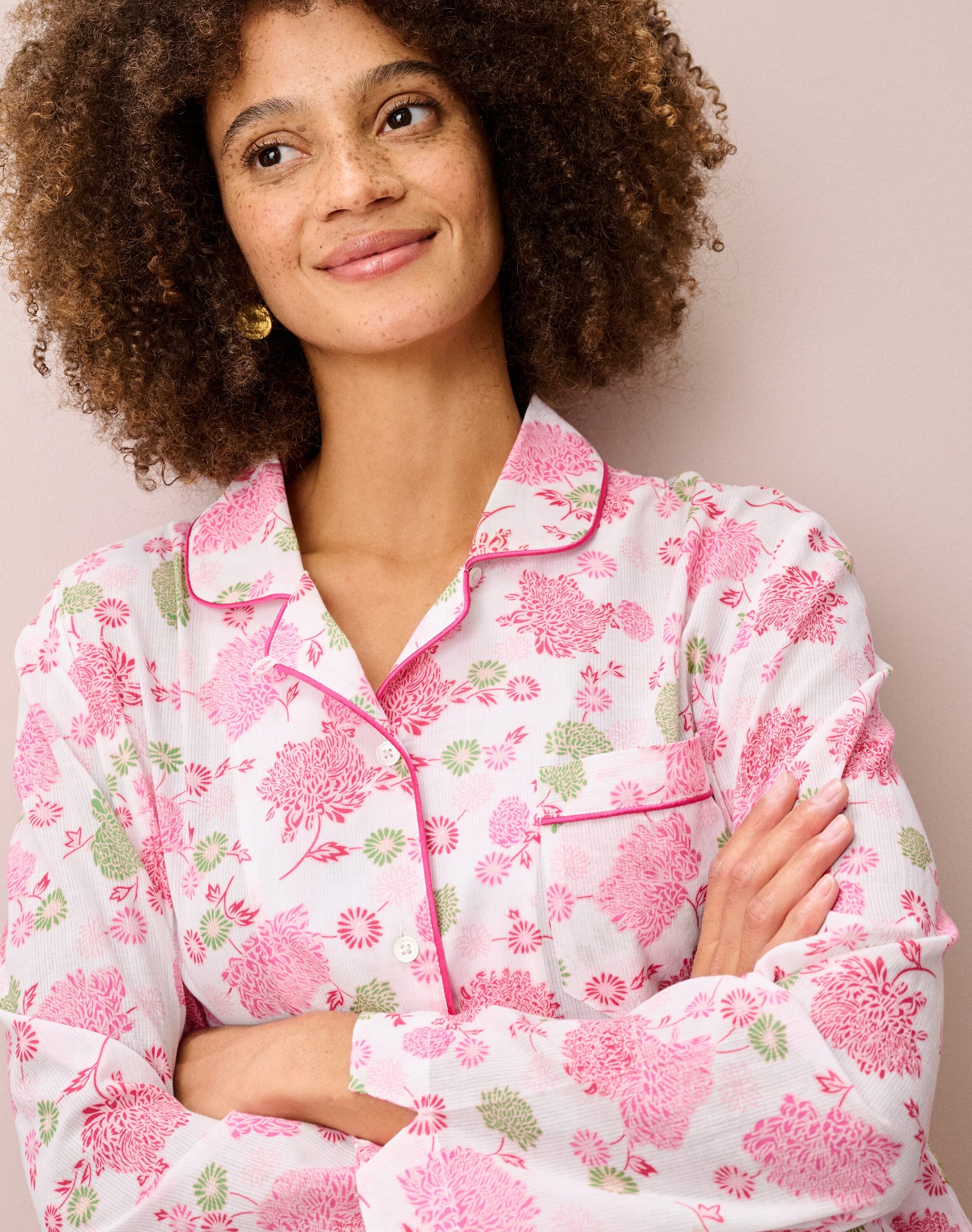 Organic Cotton Floral Print Pyjamas