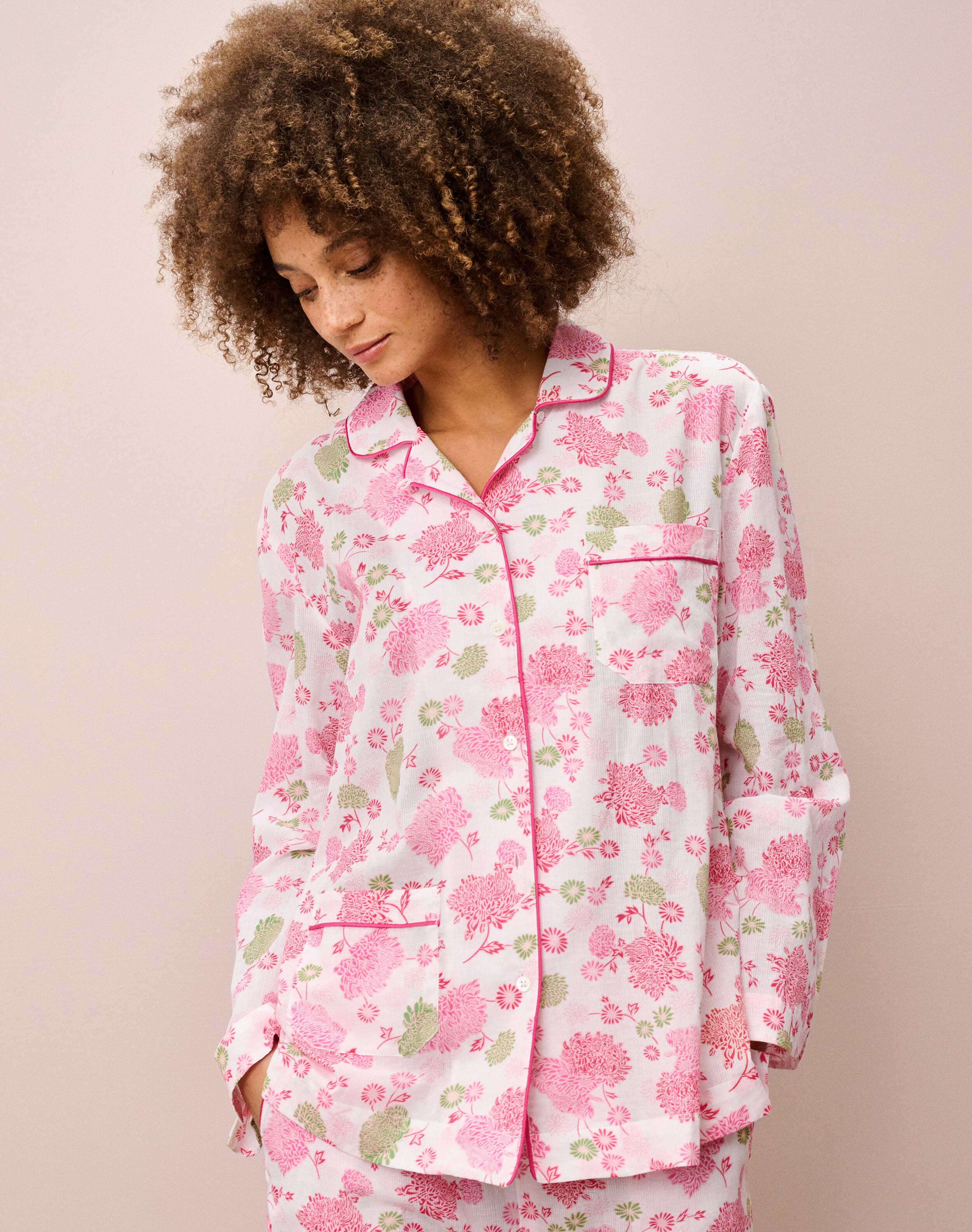 Organic Cotton Floral Print Pyjamas