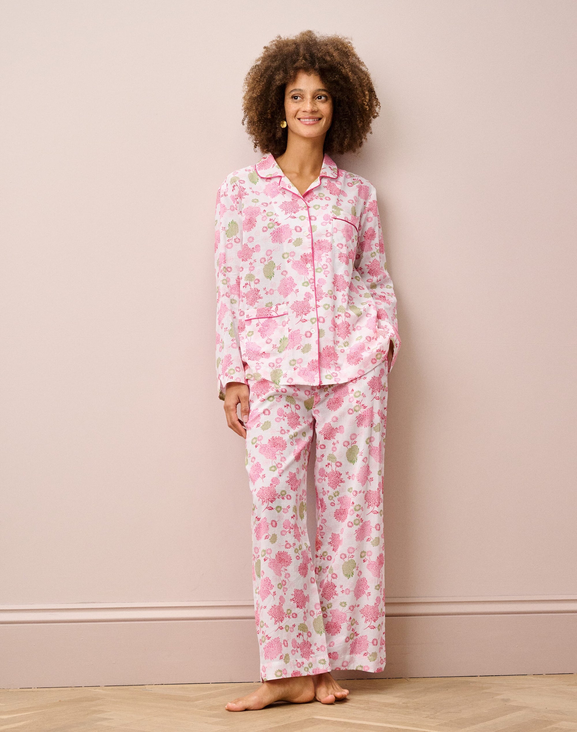 Organic Cotton Floral Print Pyjamas