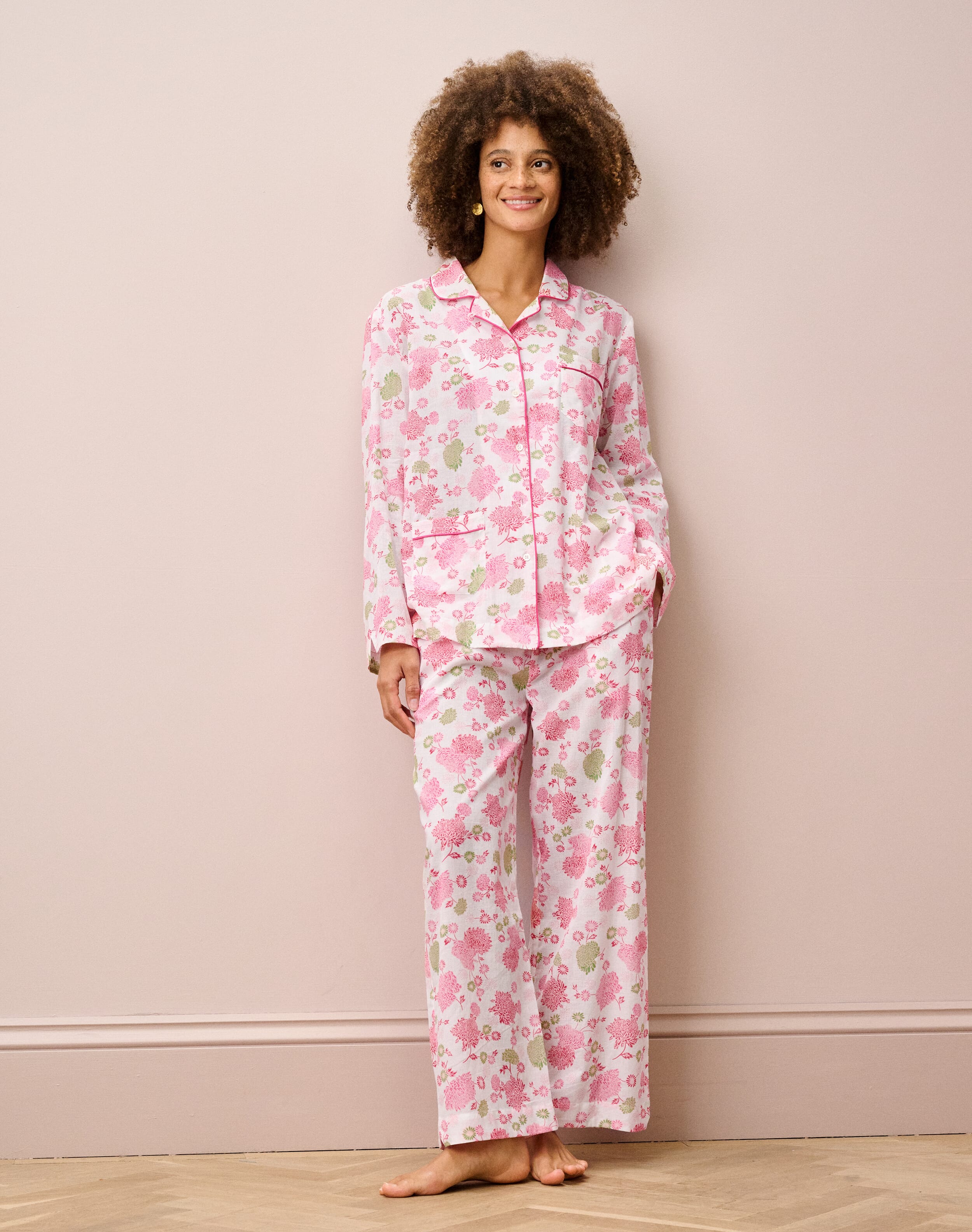 Organic Cotton Floral Print Pyjamas