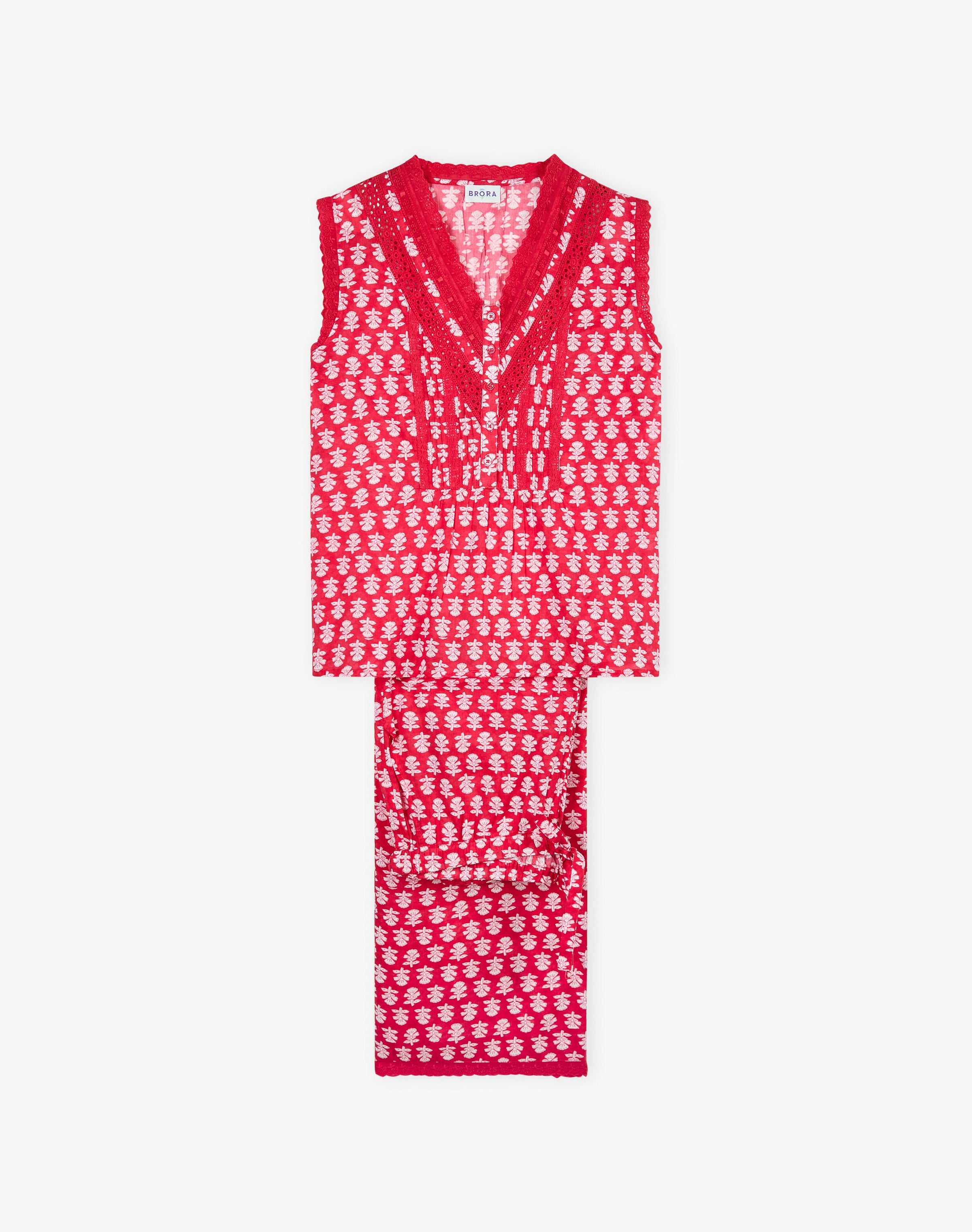 Organic Cotton Block Print Pyjamas