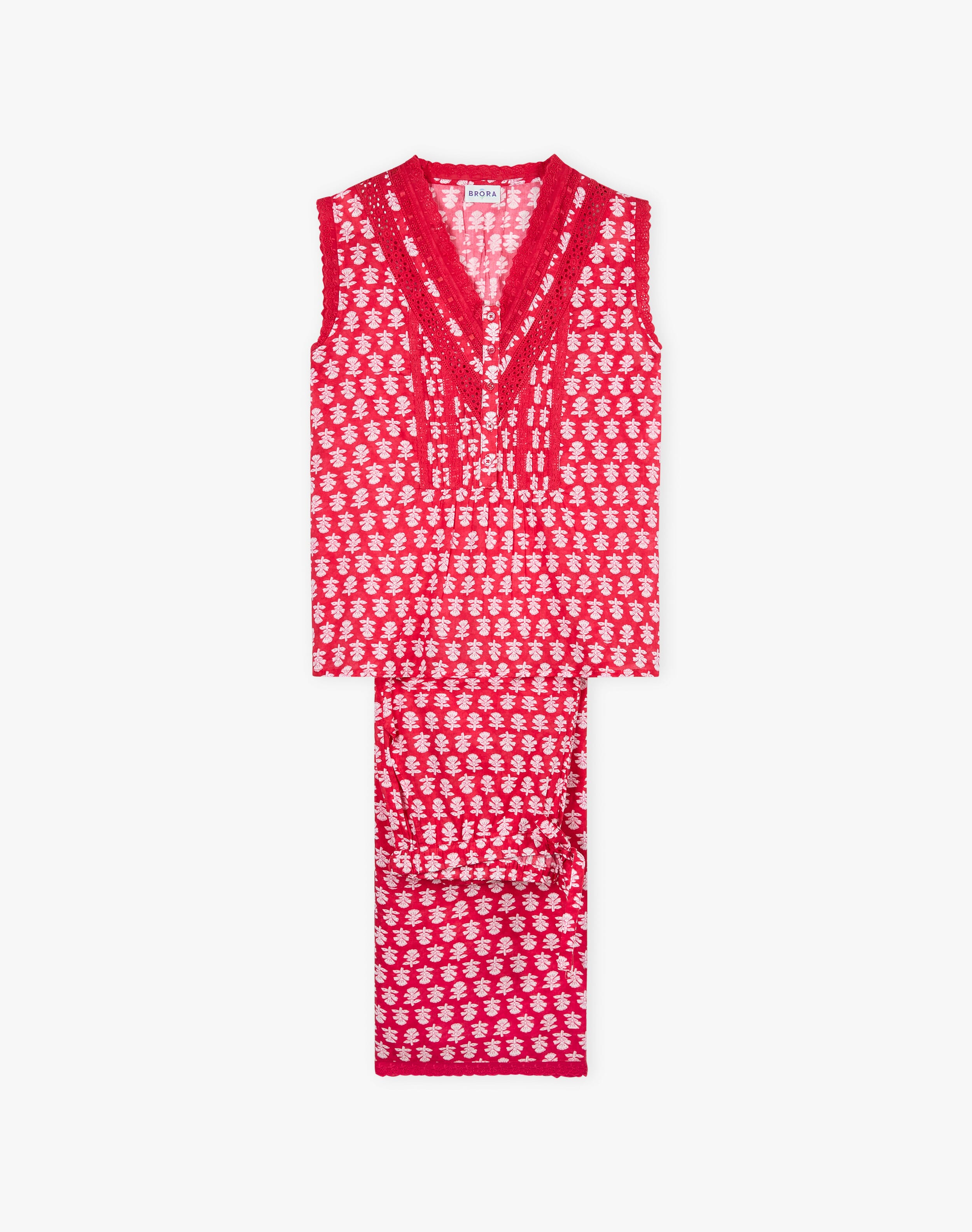 Organic Cotton Block Print Pyjamas
