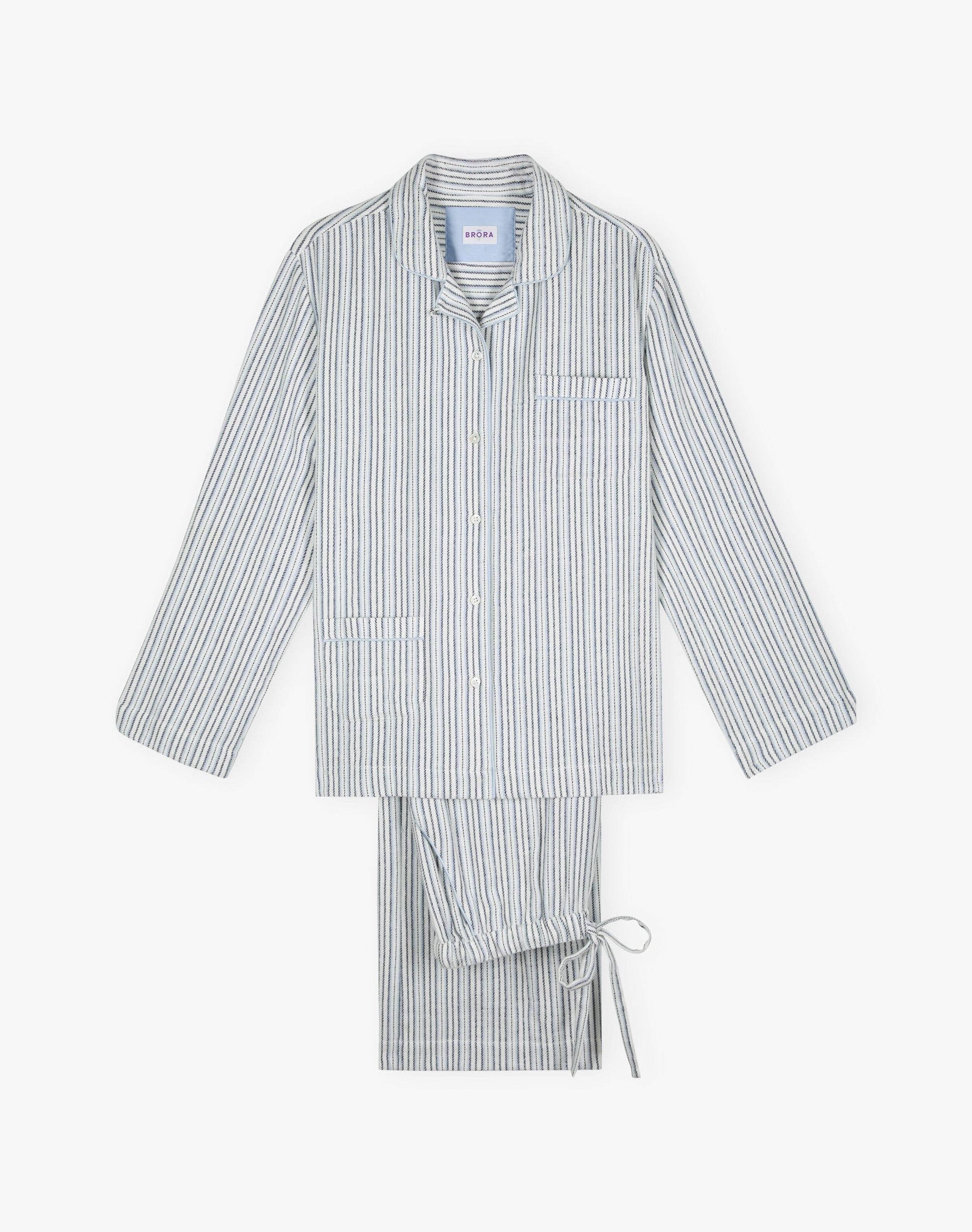 Brushed Cotton Stripe Pyjamas