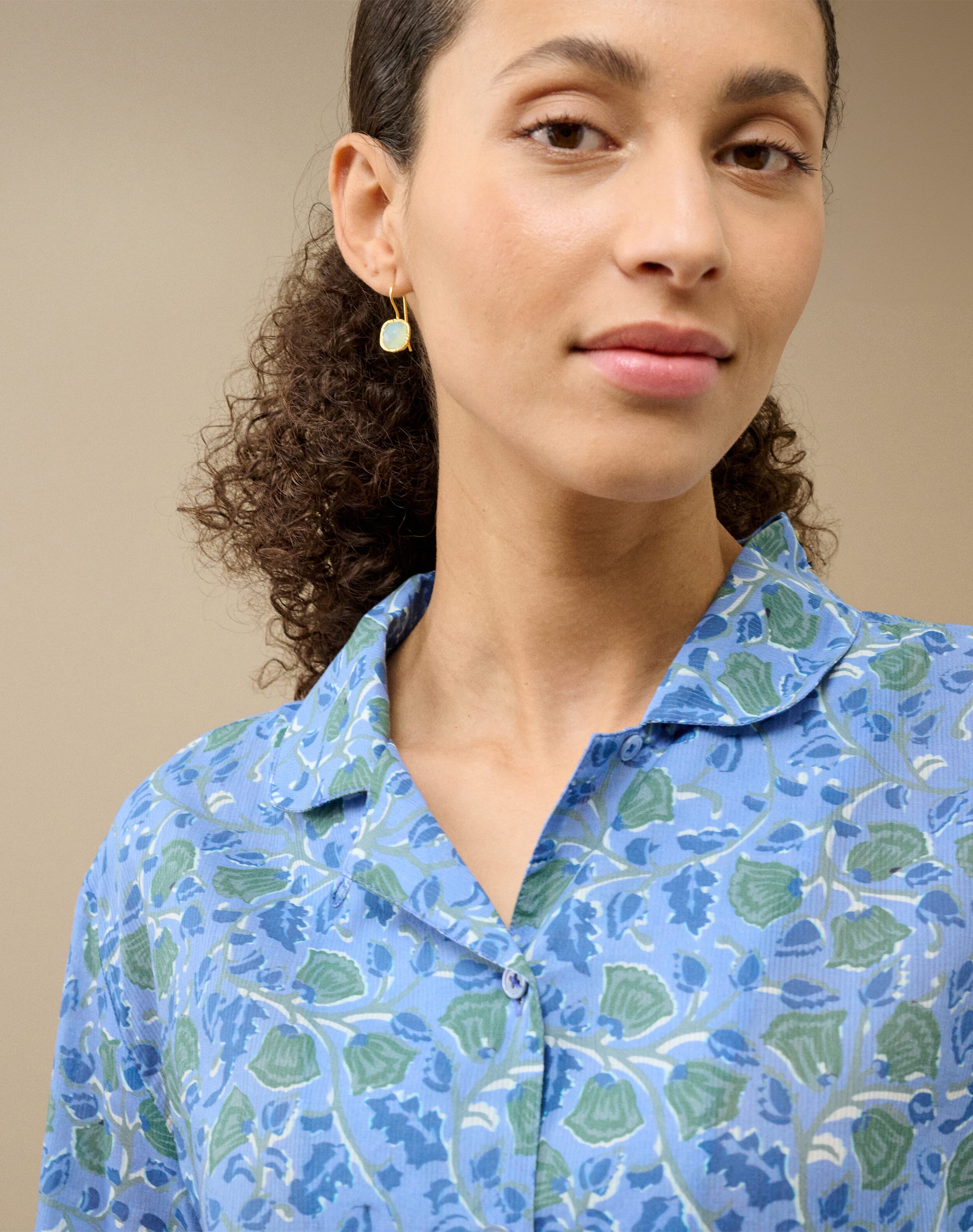 Organic Cotton Botanical Print Pyjamas
