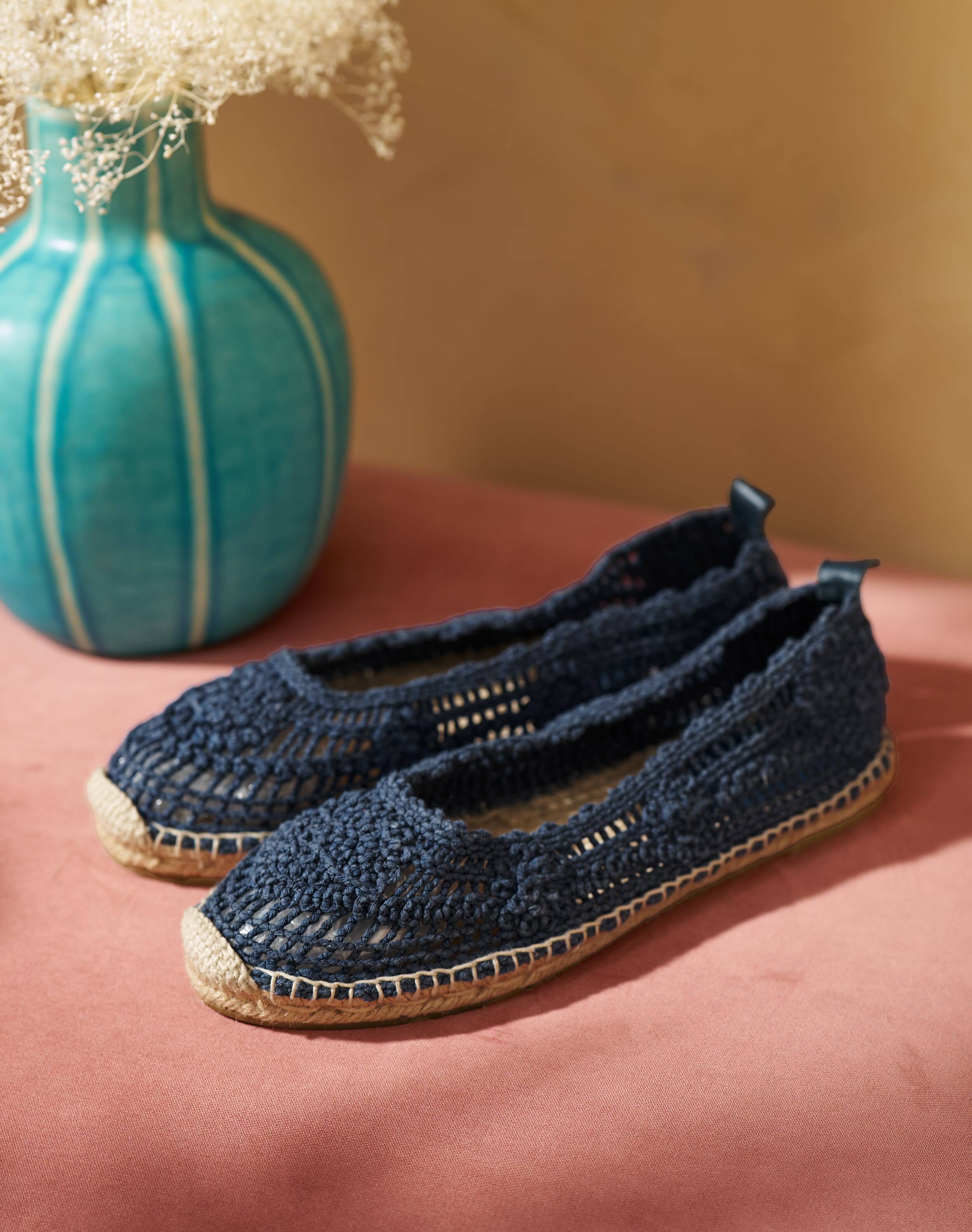Crochet Slip On Espadrilles