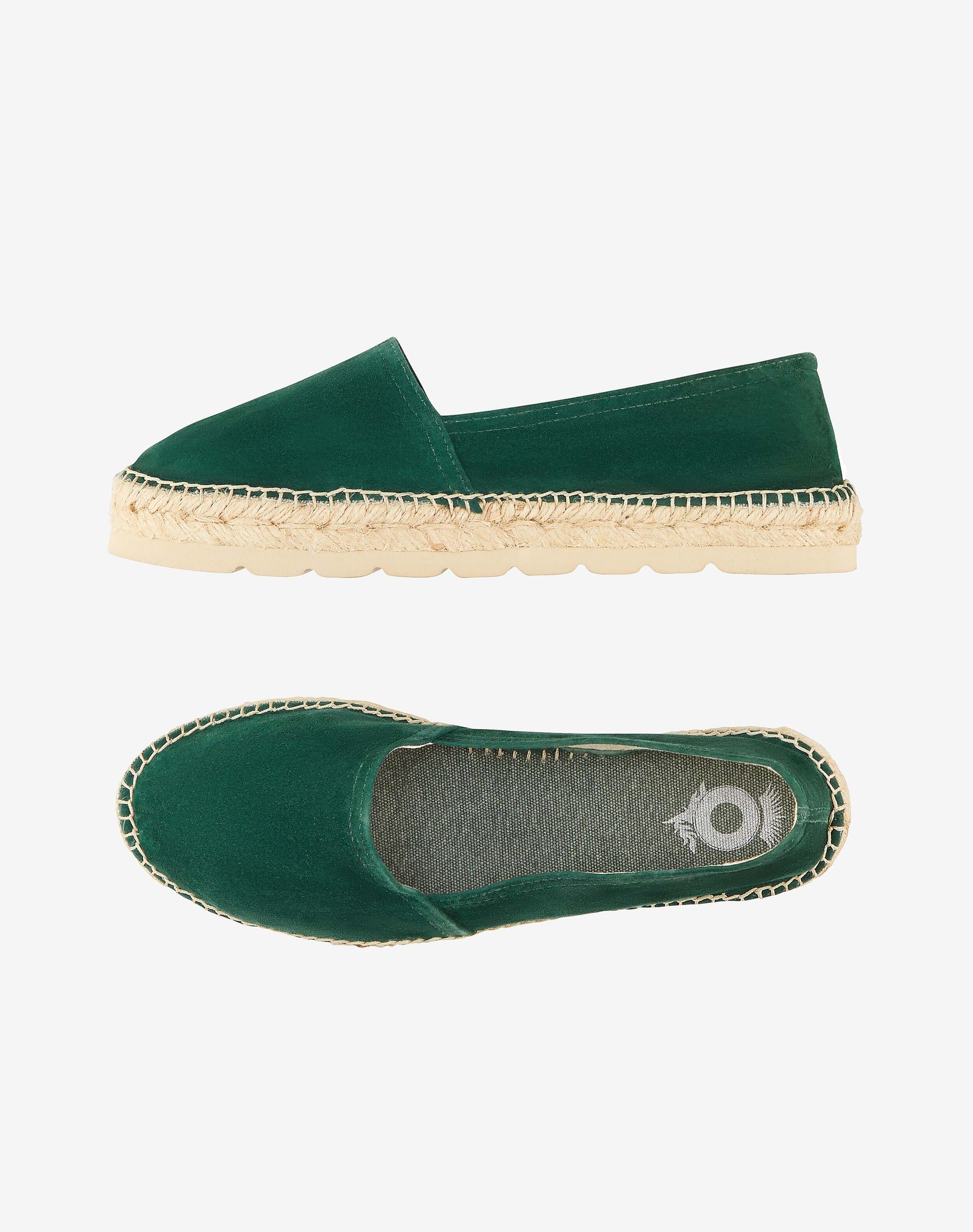 Suede Flatform Espadrilles