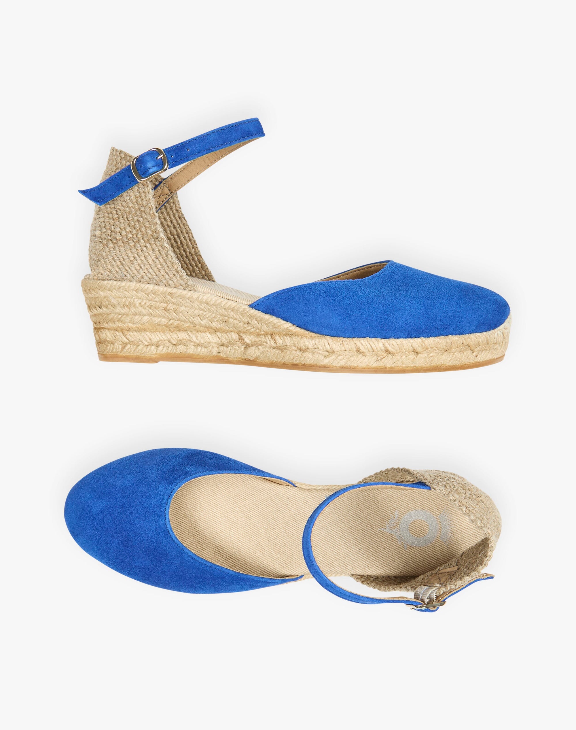 Suede Wedge Espadrilles