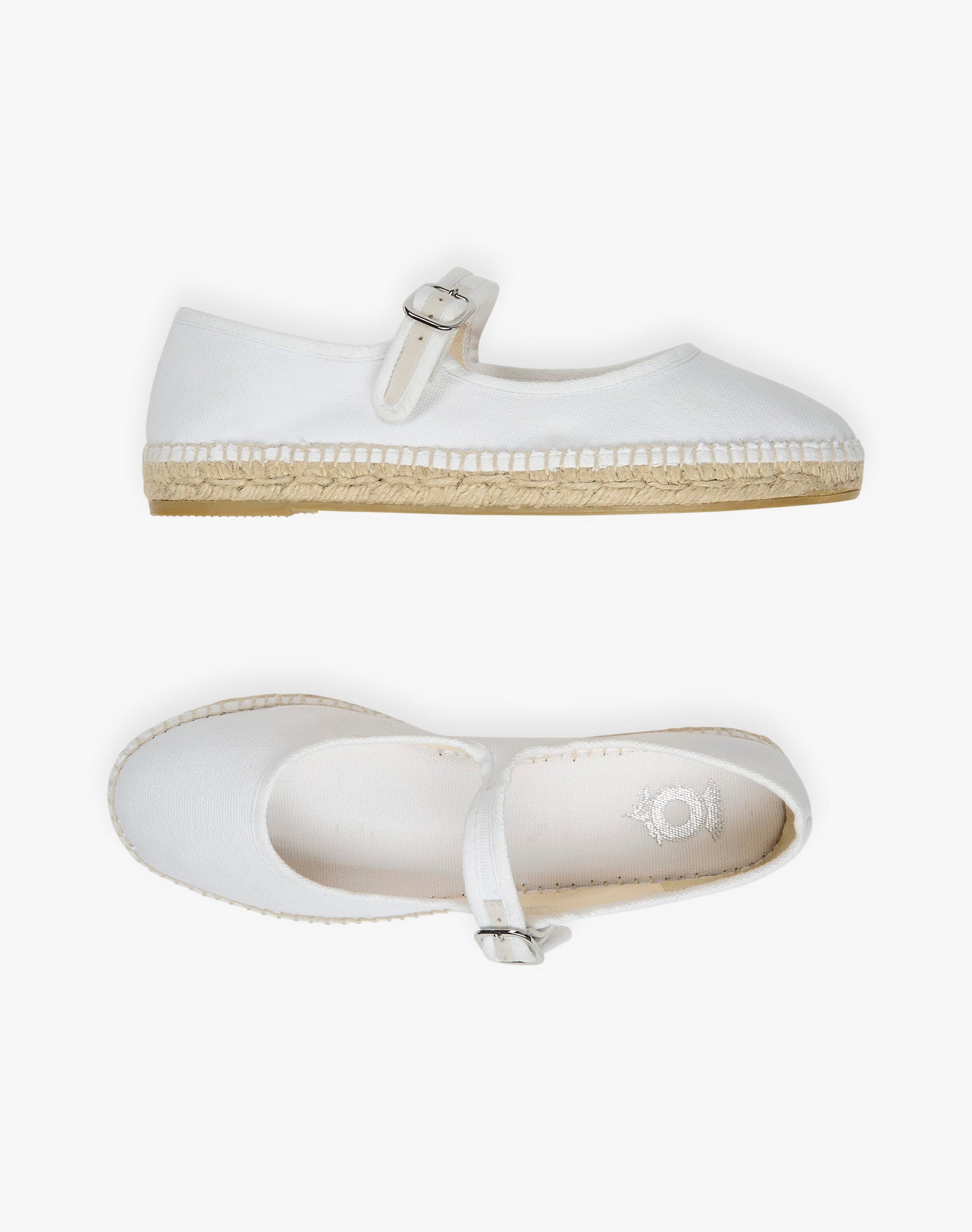Cotton Canvas Mary Janes