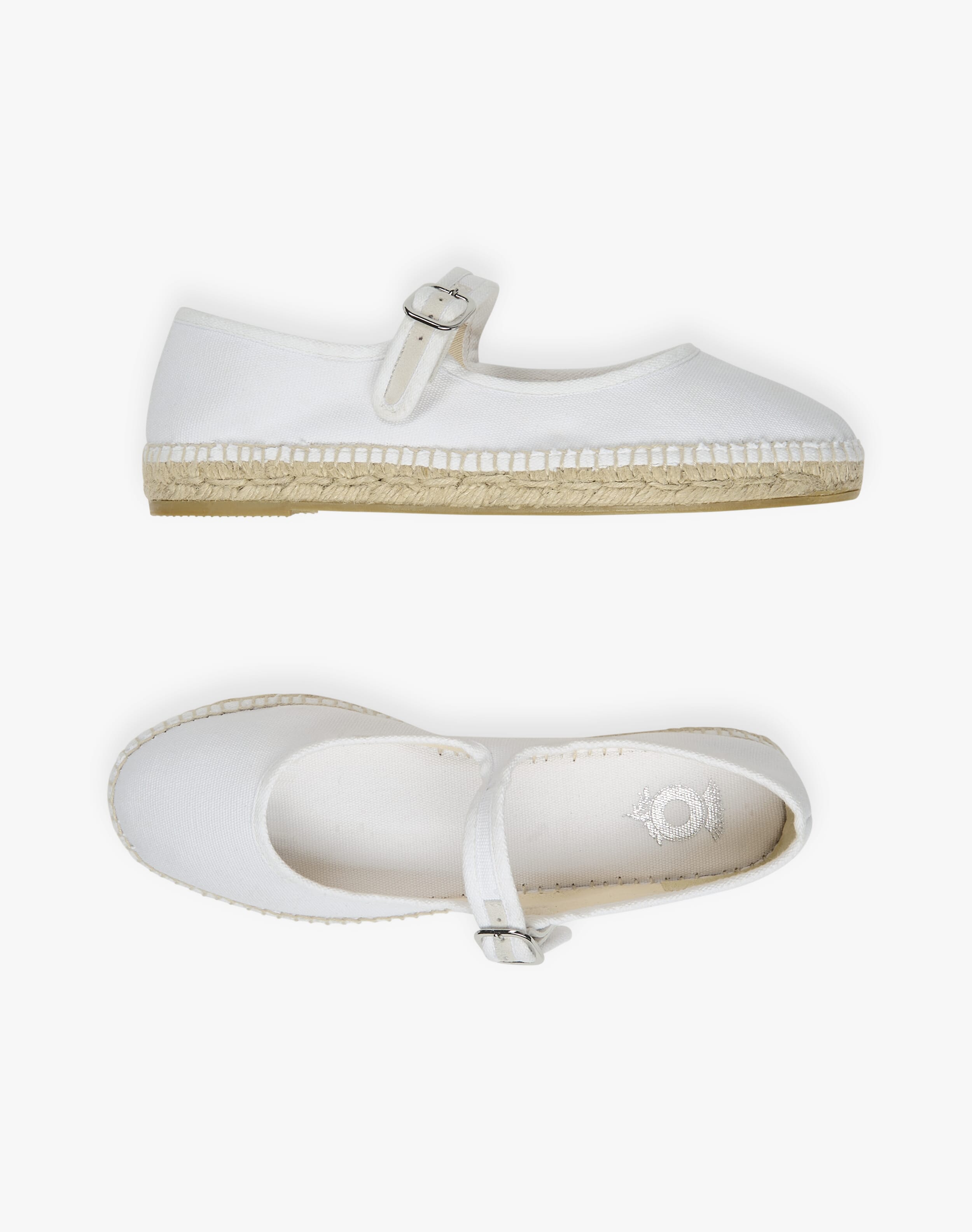 Cotton Canvas Mary Janes