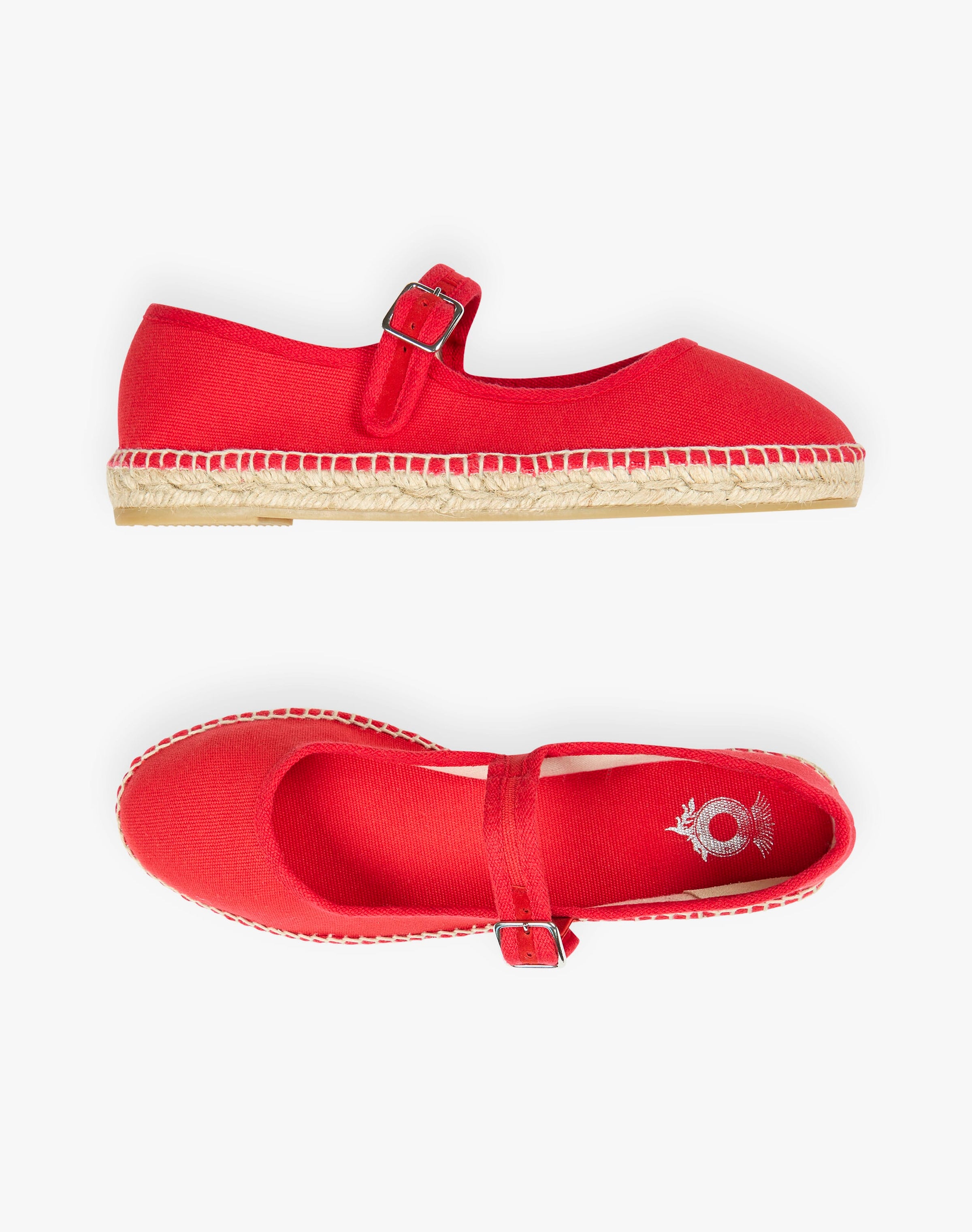 Cotton Canvas Mary Janes