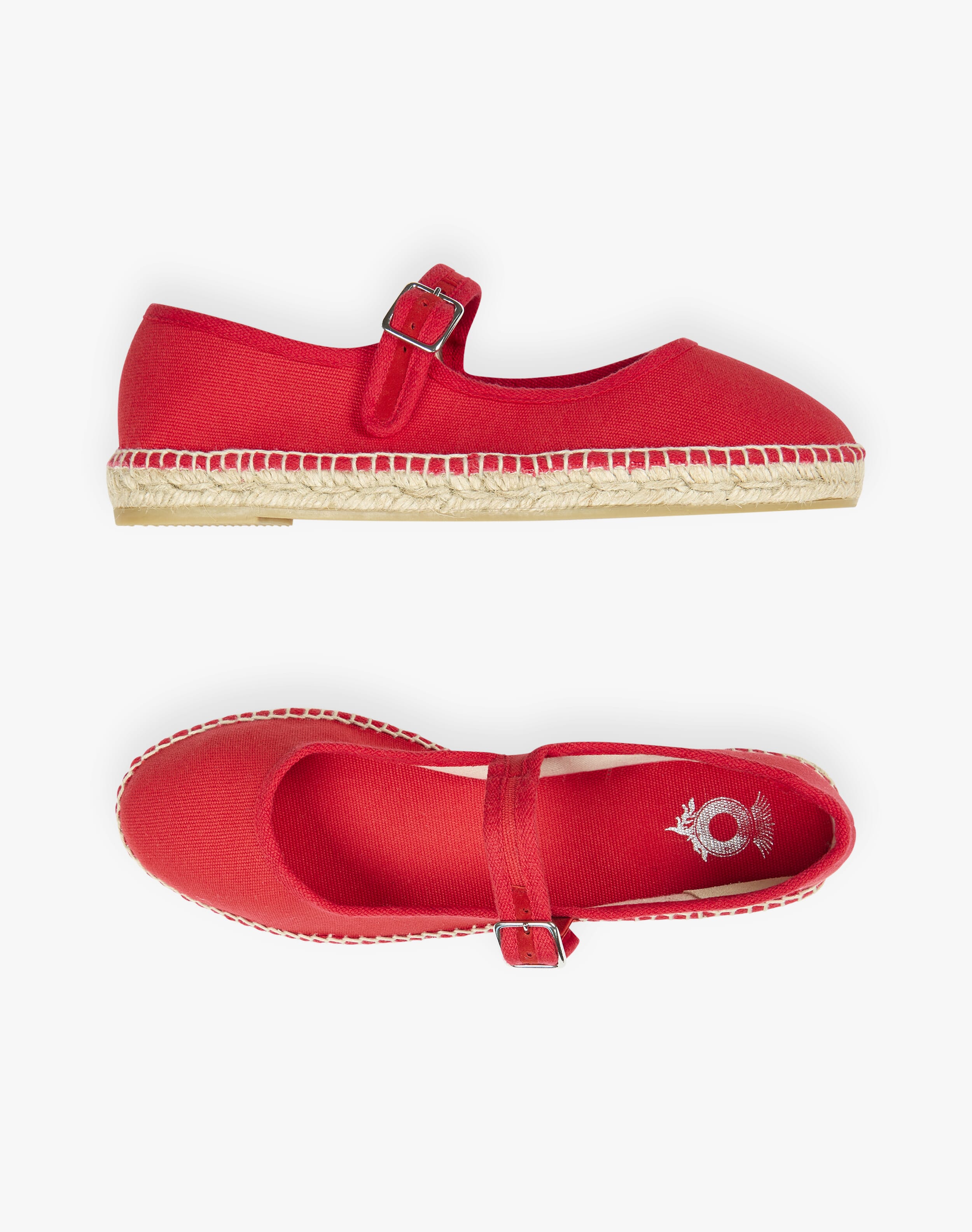 Cotton Canvas Mary Janes