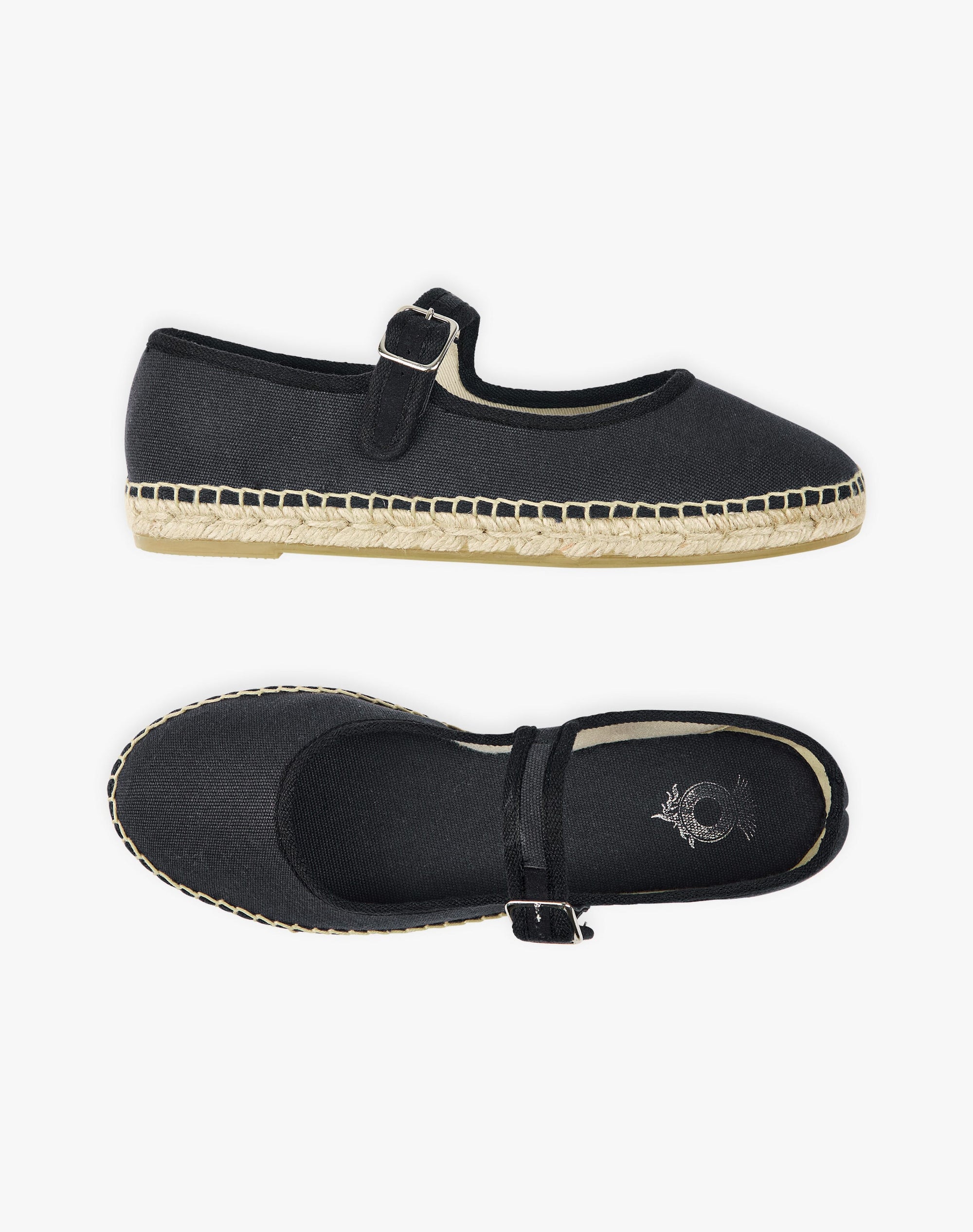 Cotton Canvas Mary Janes