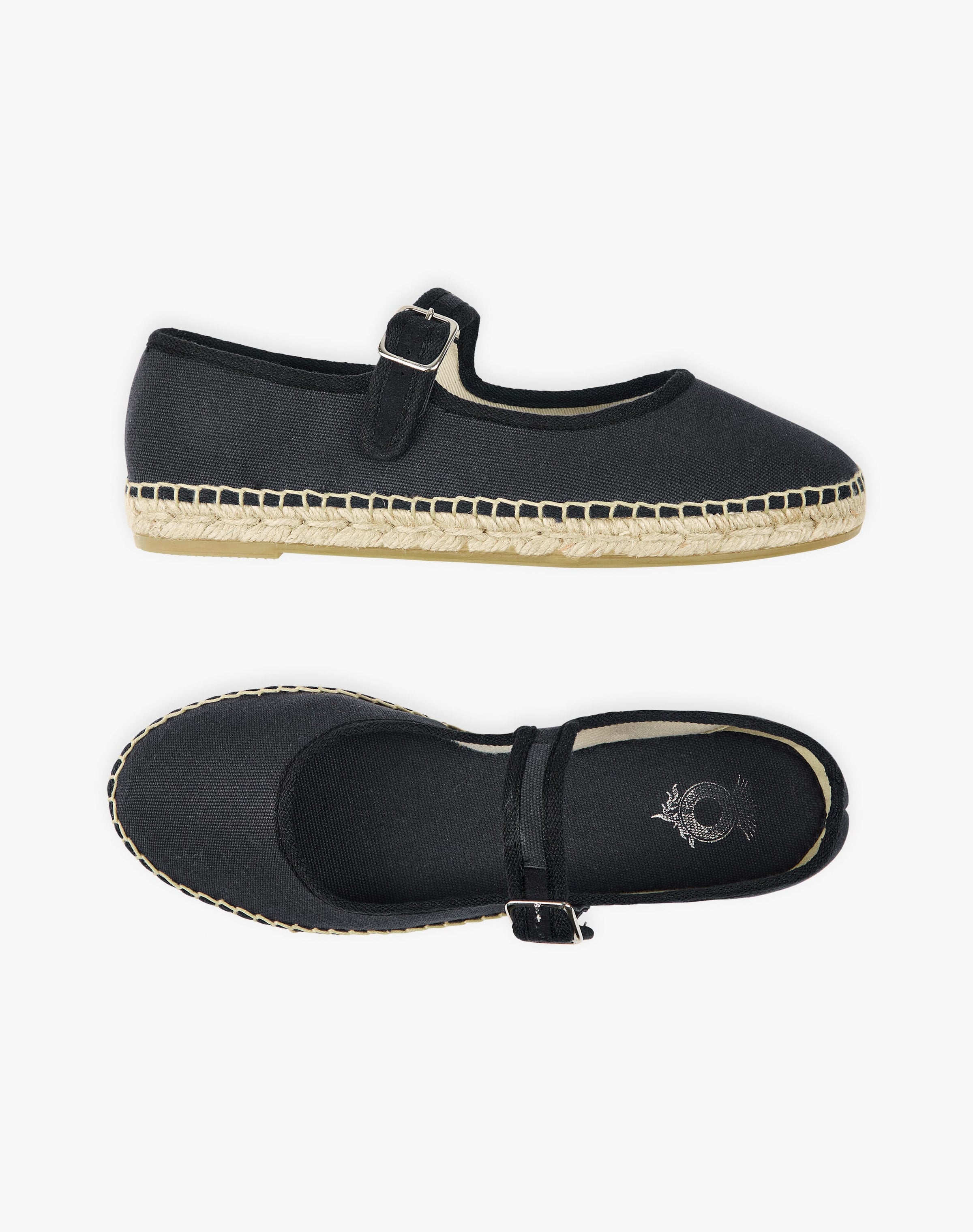 Cotton Canvas Mary Janes